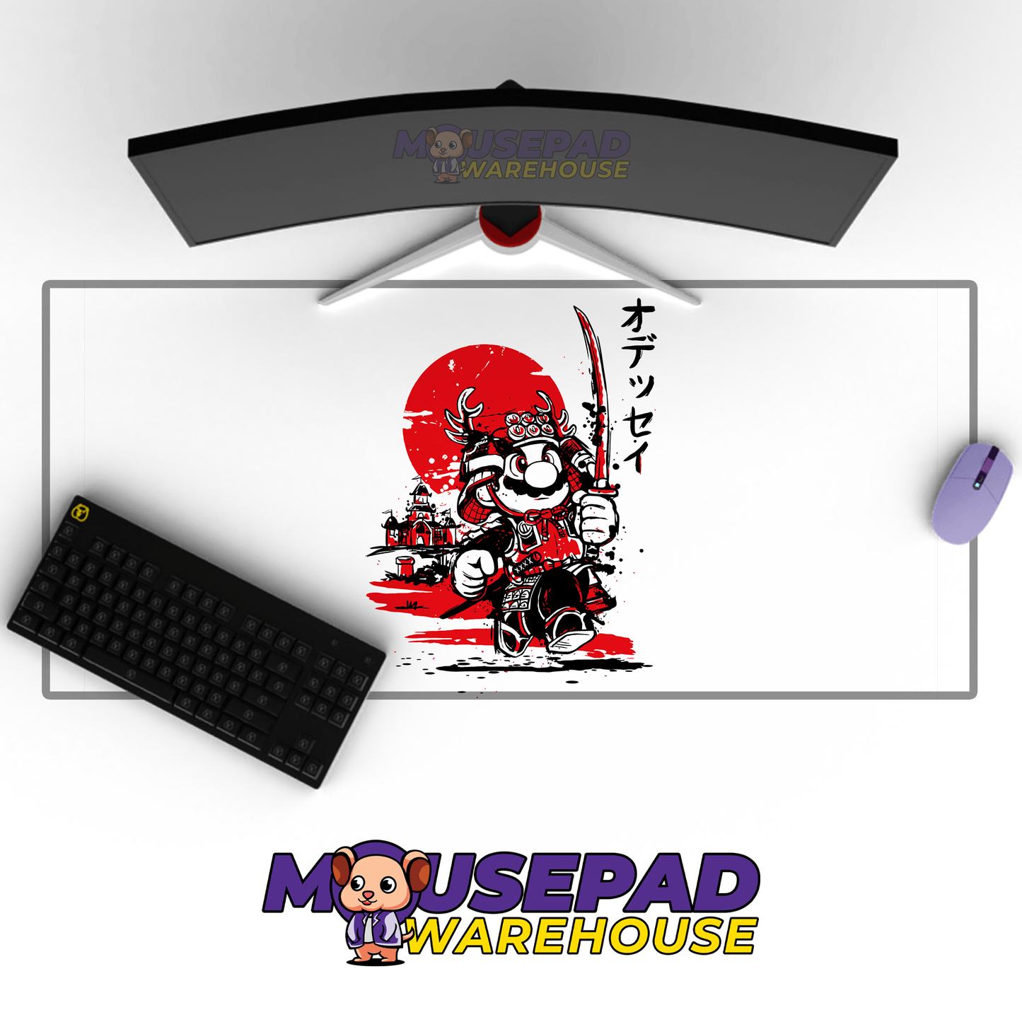 Super Mario Game Mousepad RG65 - Mousepad Warehouse