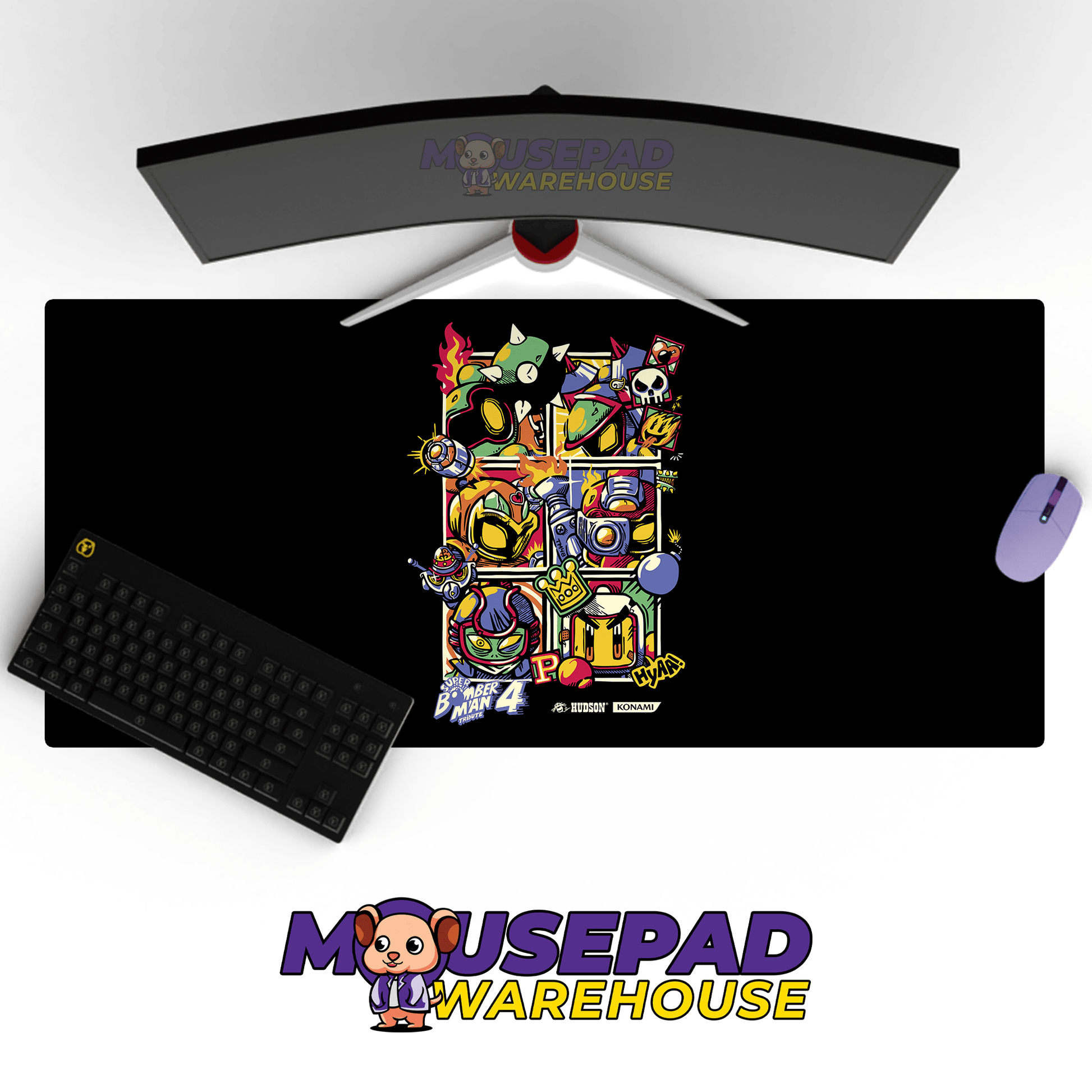 Super Mario Game Mousepad RG69 - Mousepad Warehouse