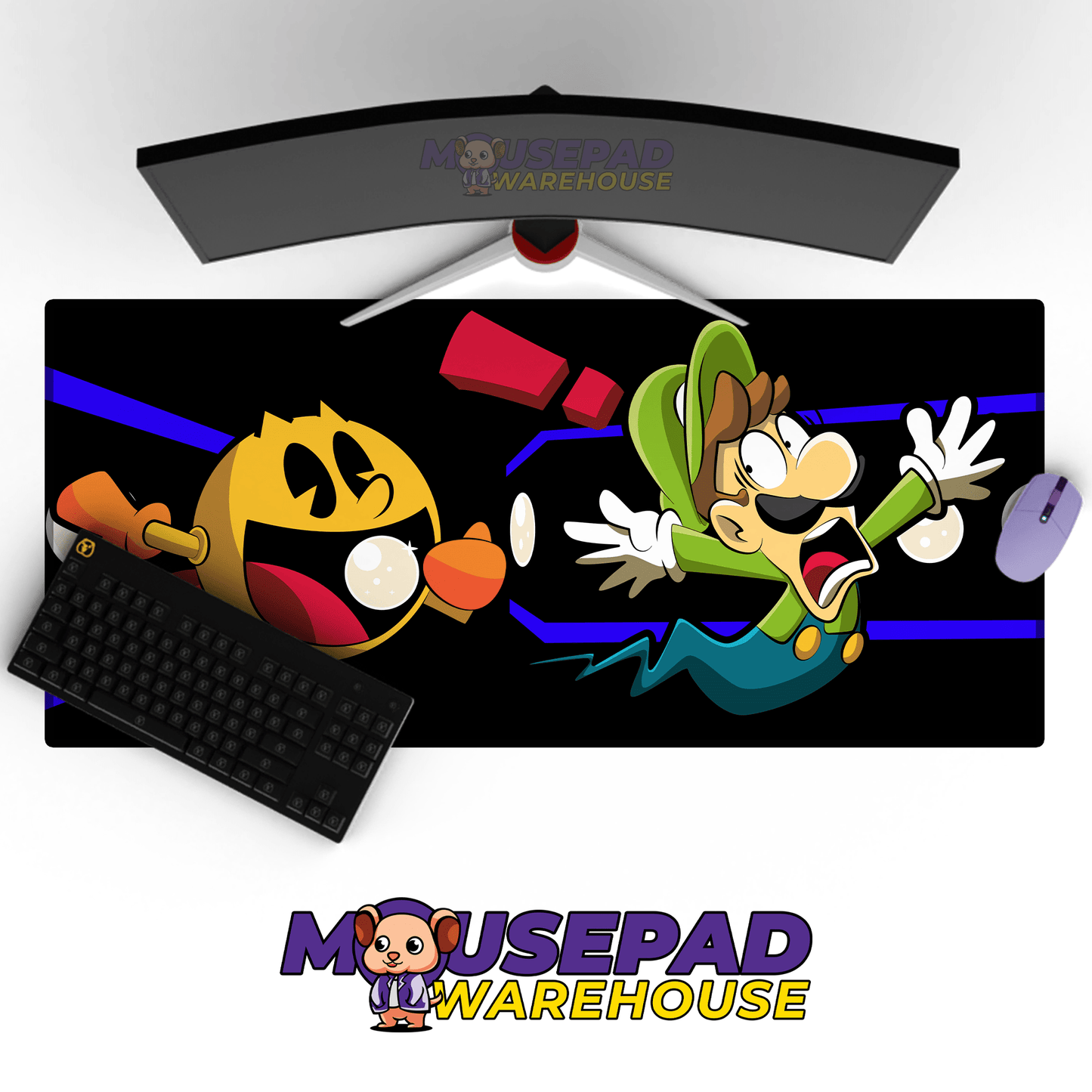 Super Mario Game Mousepad RG73 - Mousepad Warehouse