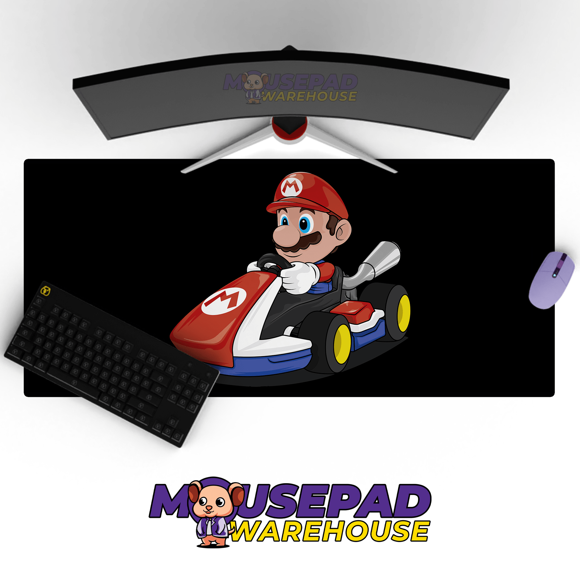 Super Mario Game Mousepad RG75 - Mousepad Warehouse