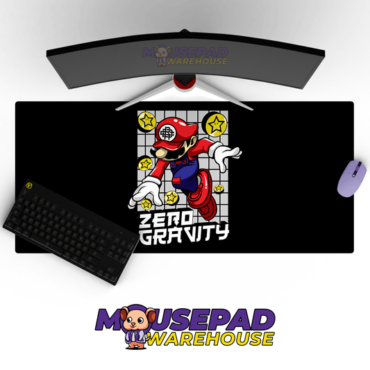 Super Mario Game Mousepad RG77 - Mousepad Warehouse