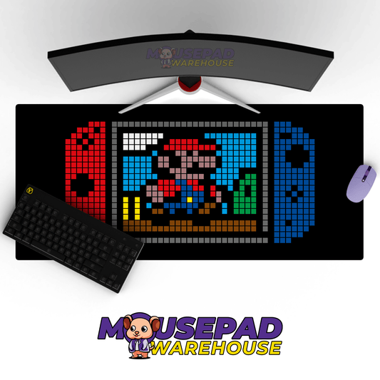 Super Mario Game Mousepad RG85 - Mousepad Warehouse