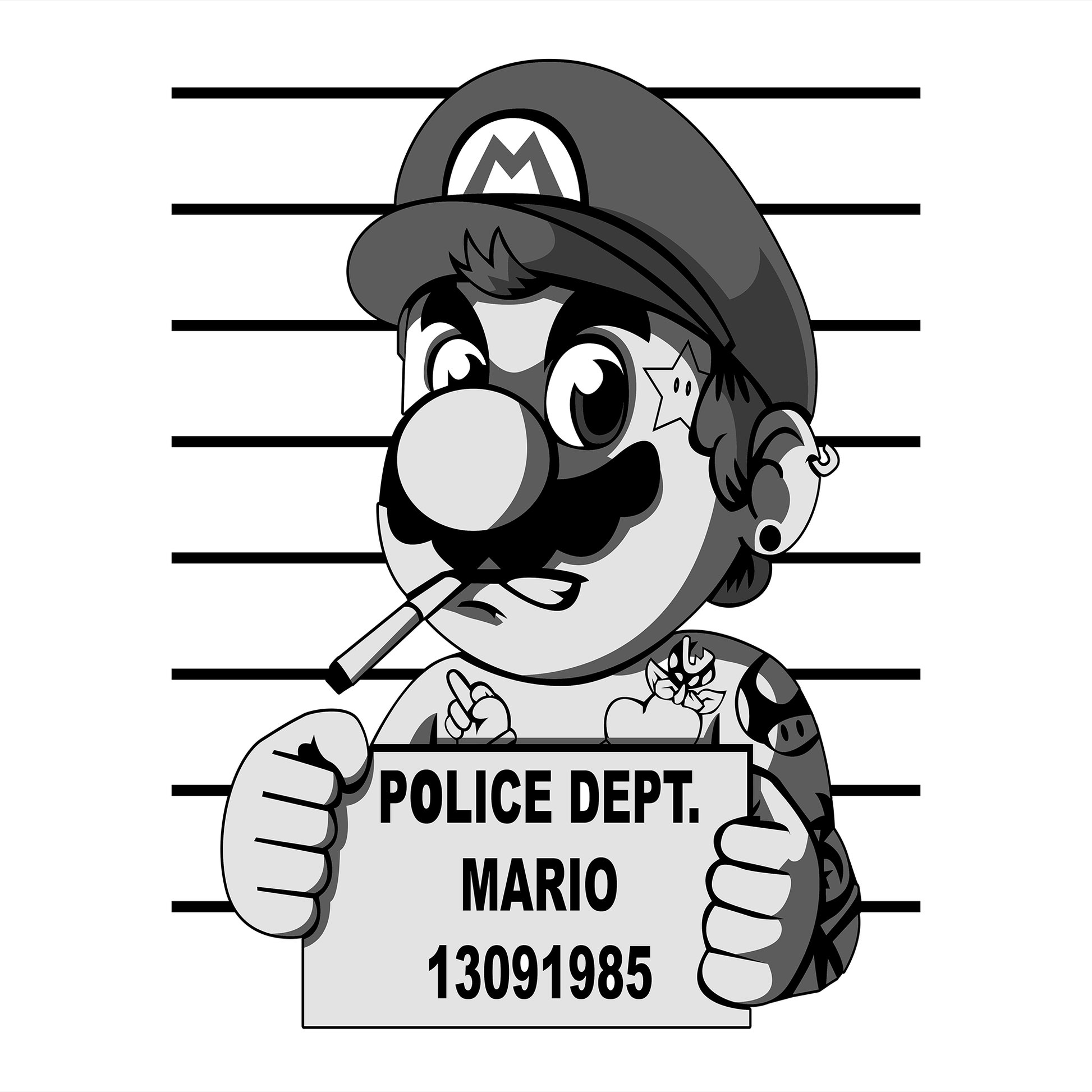 Super Mario Game Mousepad SM1003 - Mousepad Warehouse