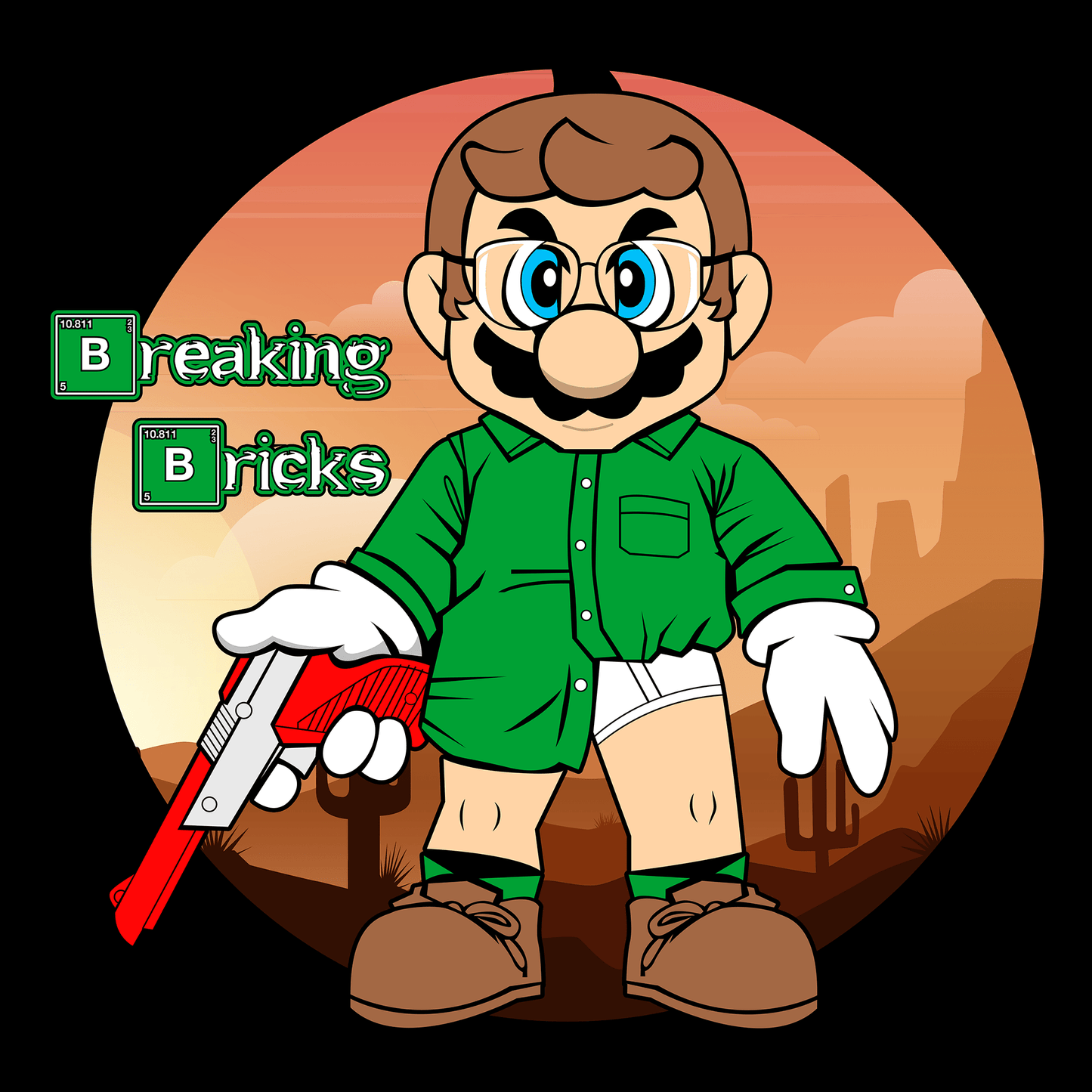 Super Mario Game Mousepad SM1005 - Mousepad Warehouse