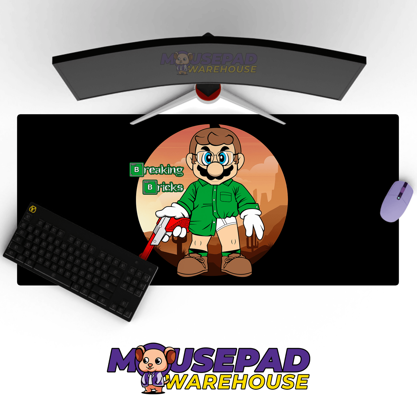 Super Mario Game Mousepad SM1005 - Mousepad Warehouse