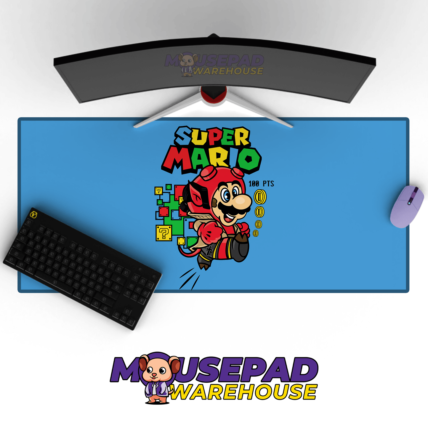 Super Mario Game Mousepad SM1022 - Mousepad Warehouse