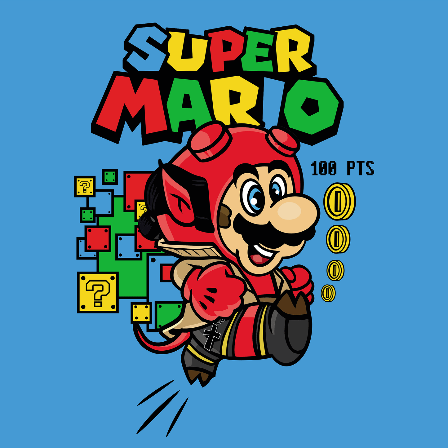 Super Mario Game Mousepad SM1022 - Mousepad Warehouse