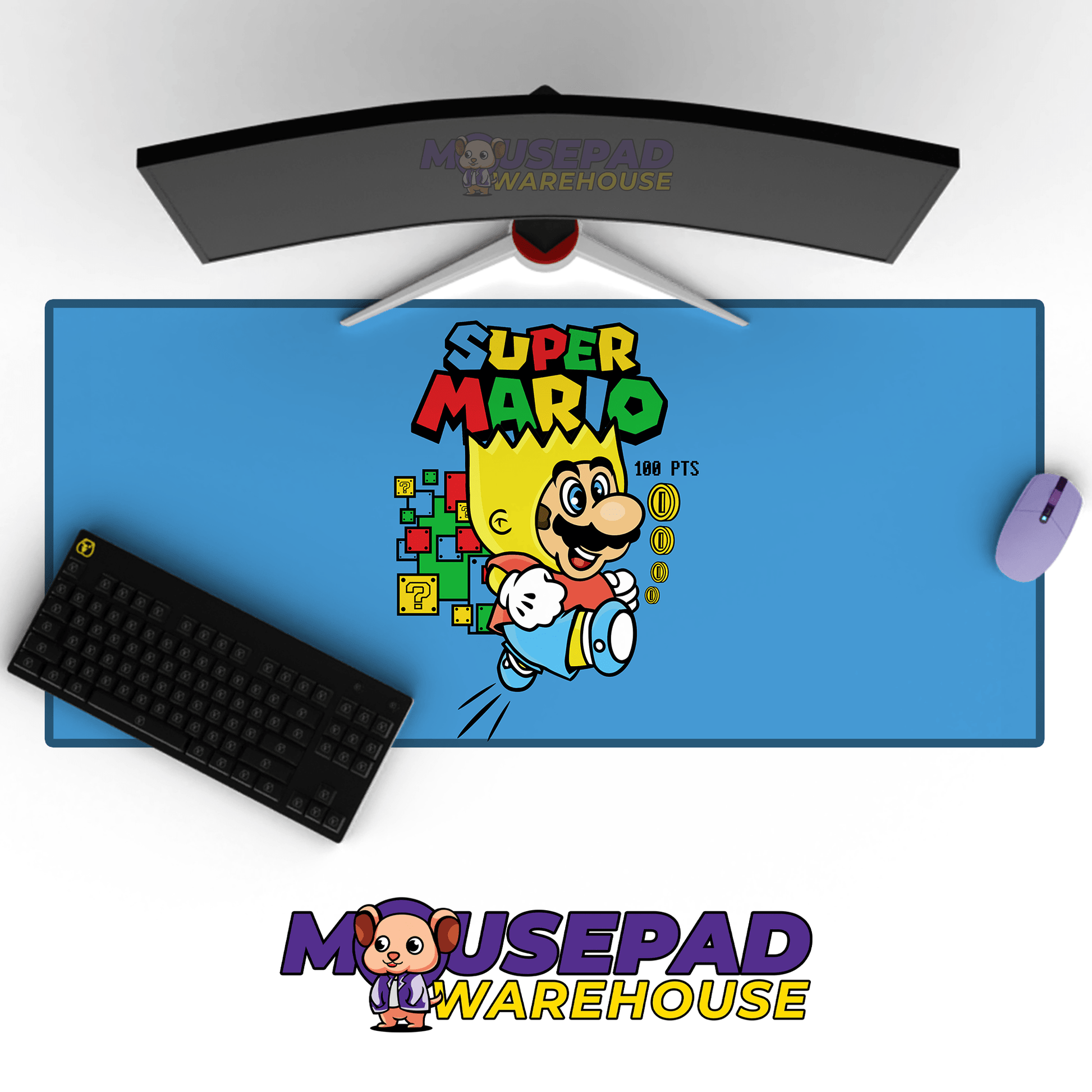 Super Mario Game Mousepad SM1023 - Mousepad Warehouse