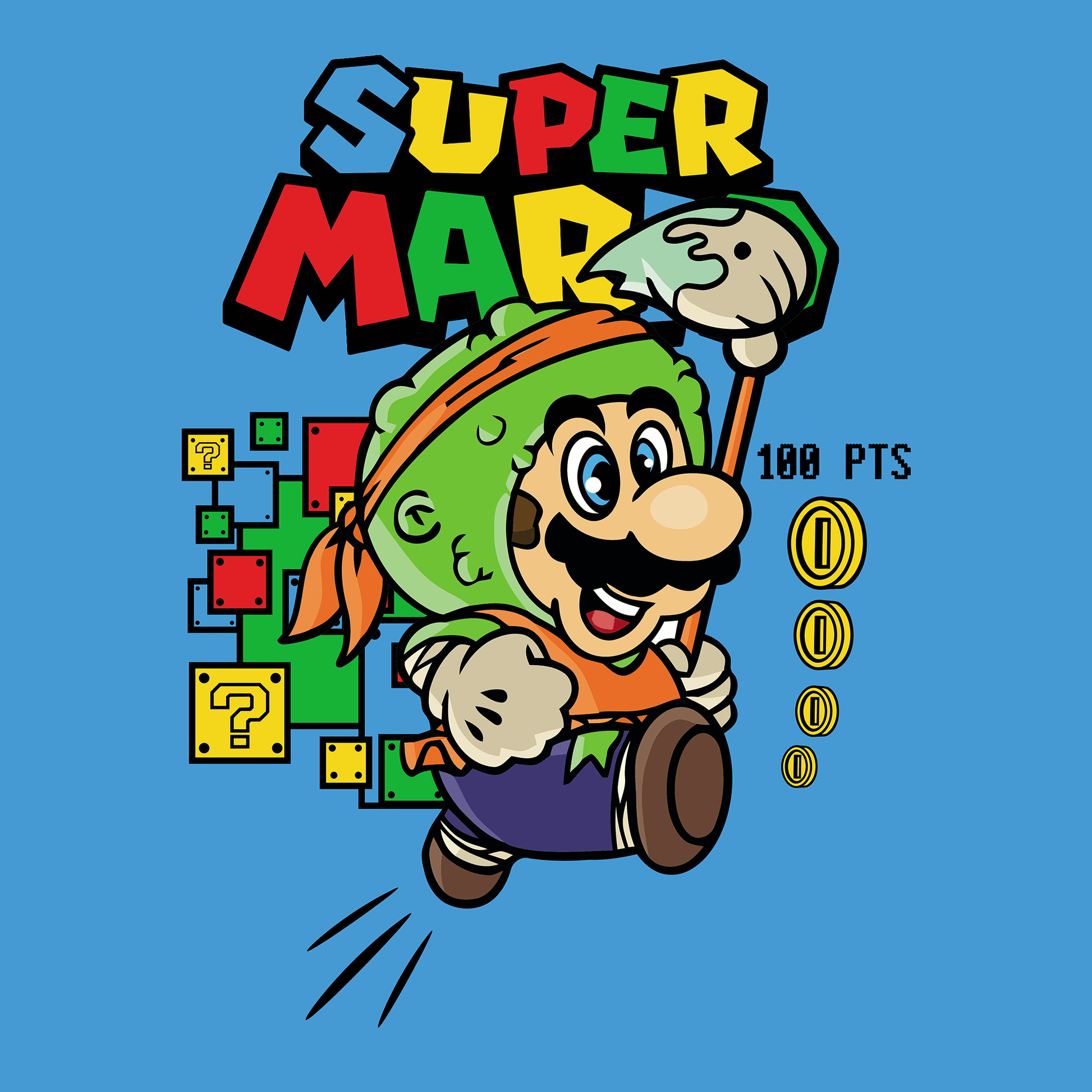 Super Mario Game Mousepad SM1024 - Mousepad Warehouse