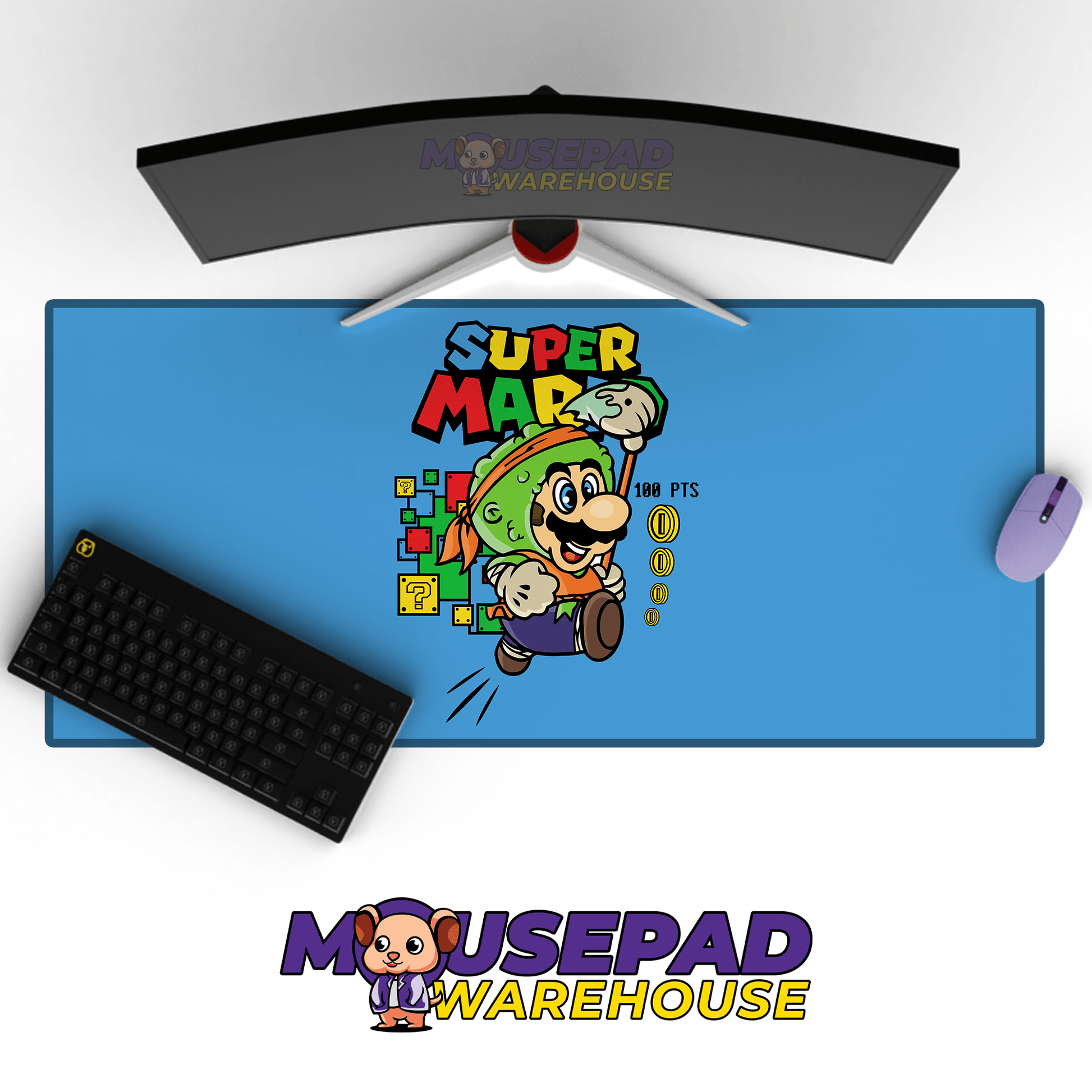 Super Mario Game Mousepad SM1024 - Mousepad Warehouse