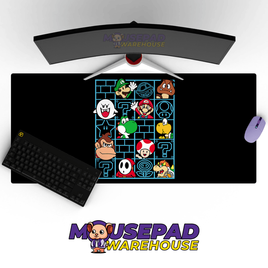 Super Mario Game Mousepad SM1028 - Mousepad Warehouse
