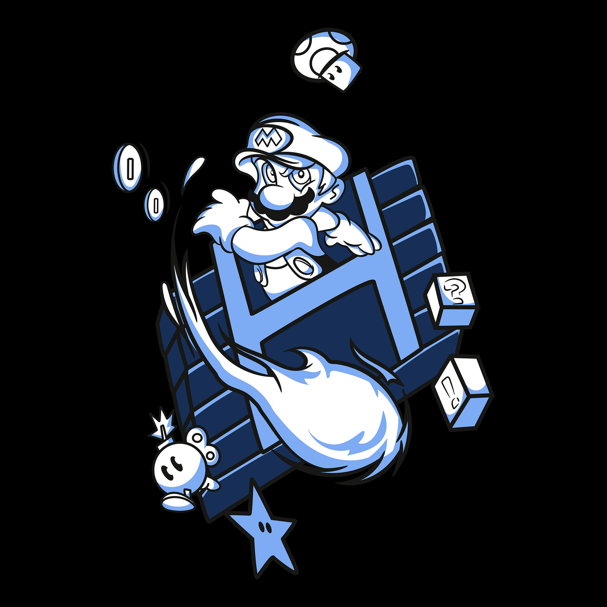 Super Mario Game Mousepad SM1031 - Mousepad Warehouse