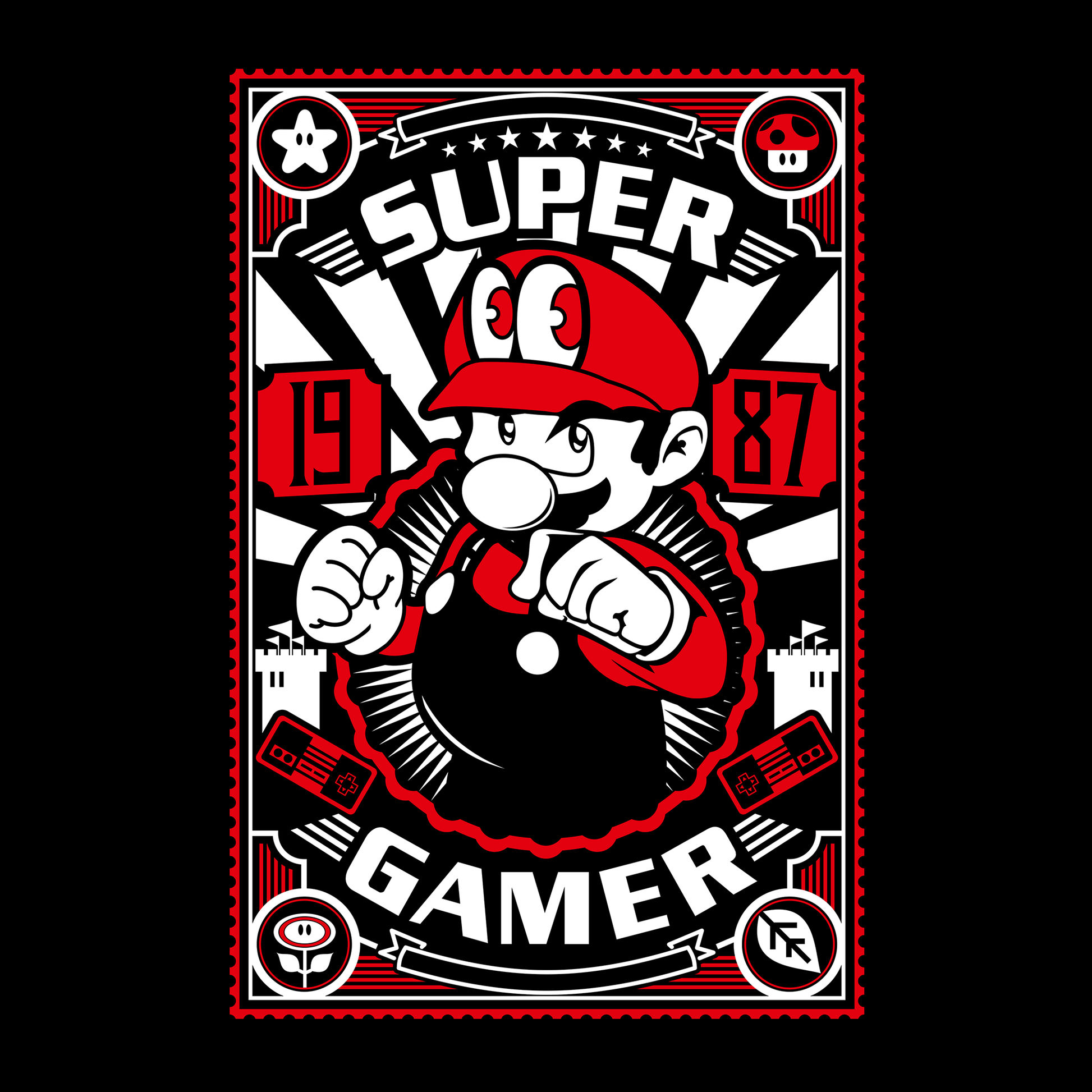 Super Mario Game Mousepad SM1034 - Mousepad Warehouse
