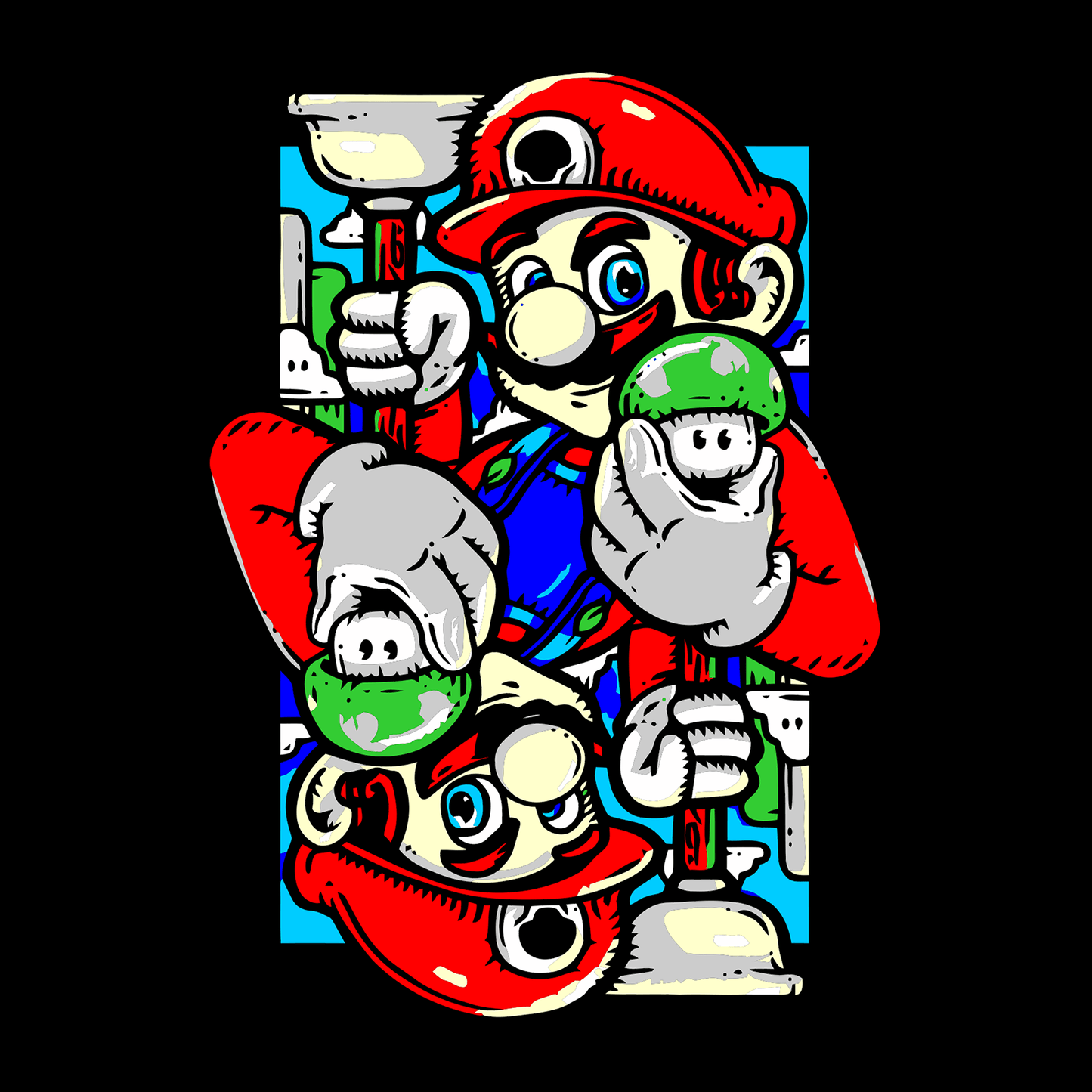 Super Mario Game Mousepad SM1035 - Mousepad Warehouse