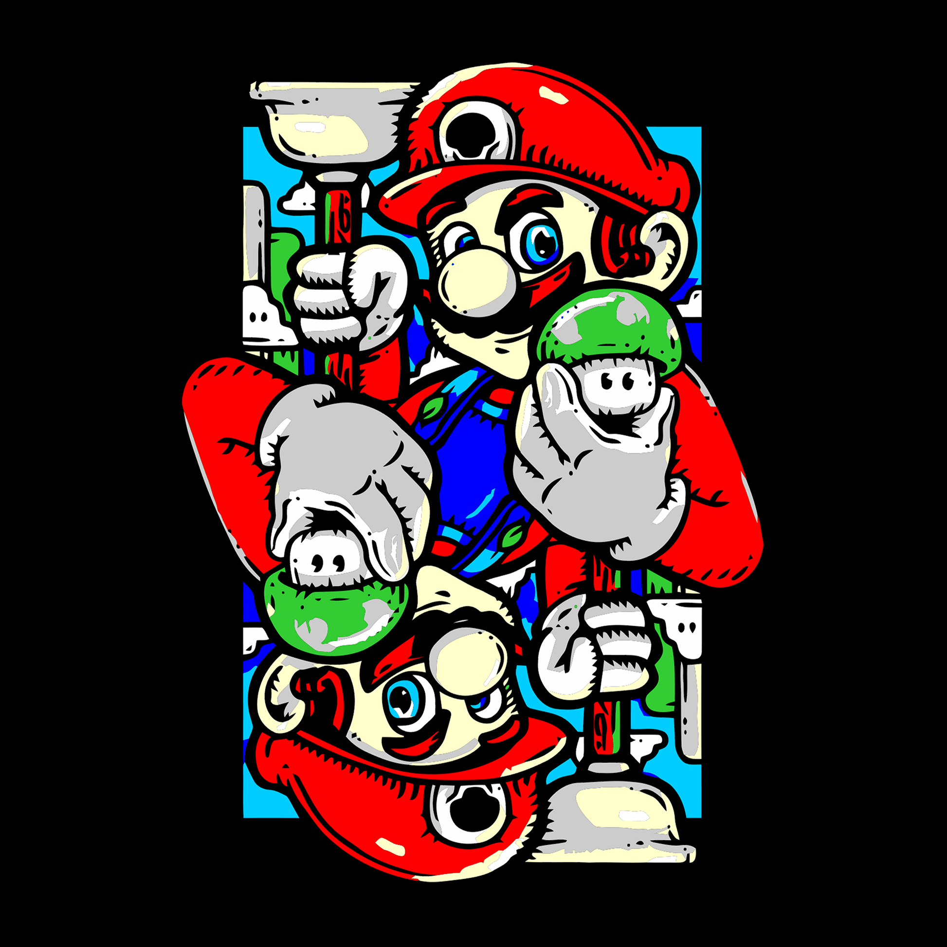 Super Mario Game Mousepad SM1035 - Mousepad Warehouse