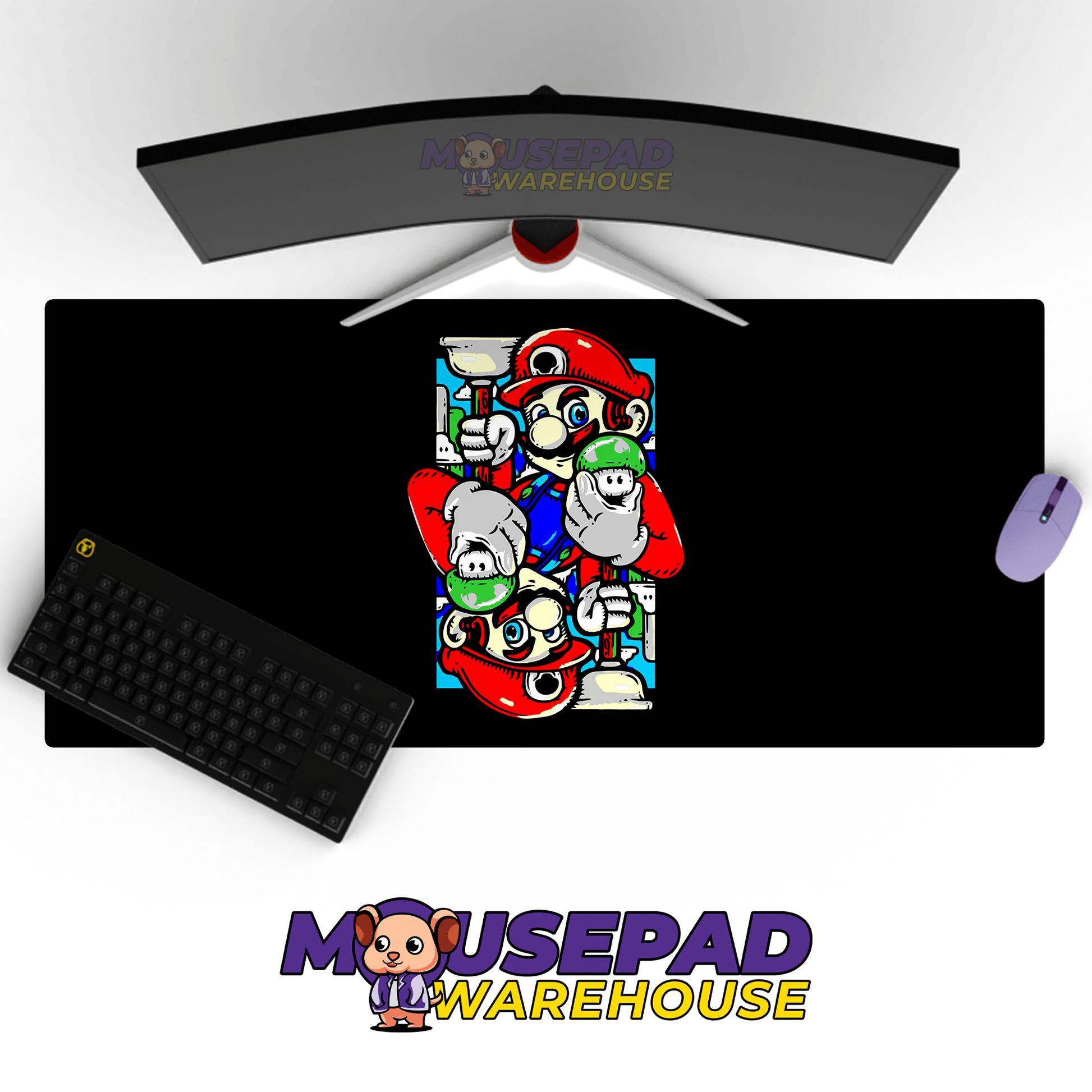 Super Mario Game Mousepad SM1035 - Mousepad Warehouse