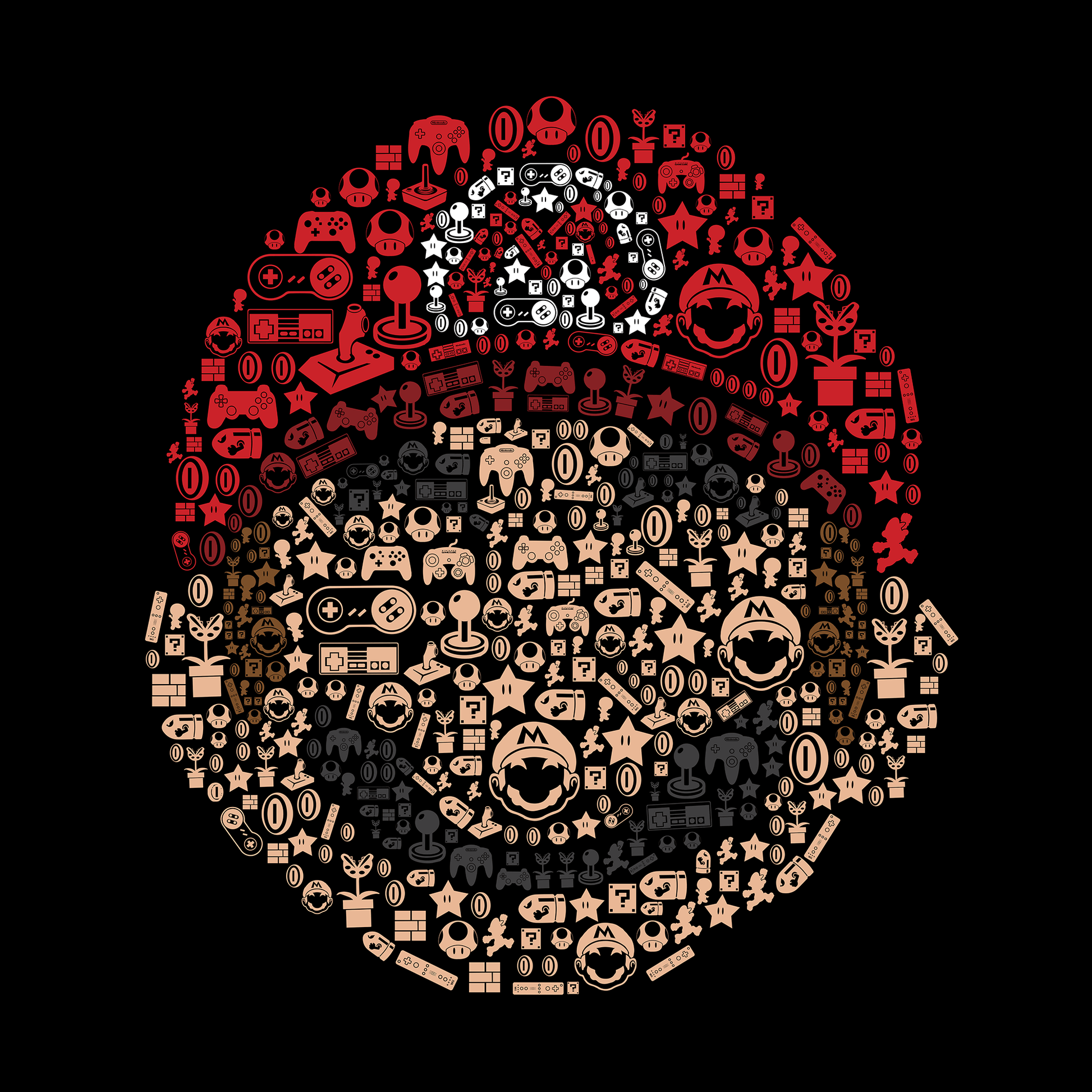 Super Mario Game Mousepad SM1036 - Mousepad Warehouse