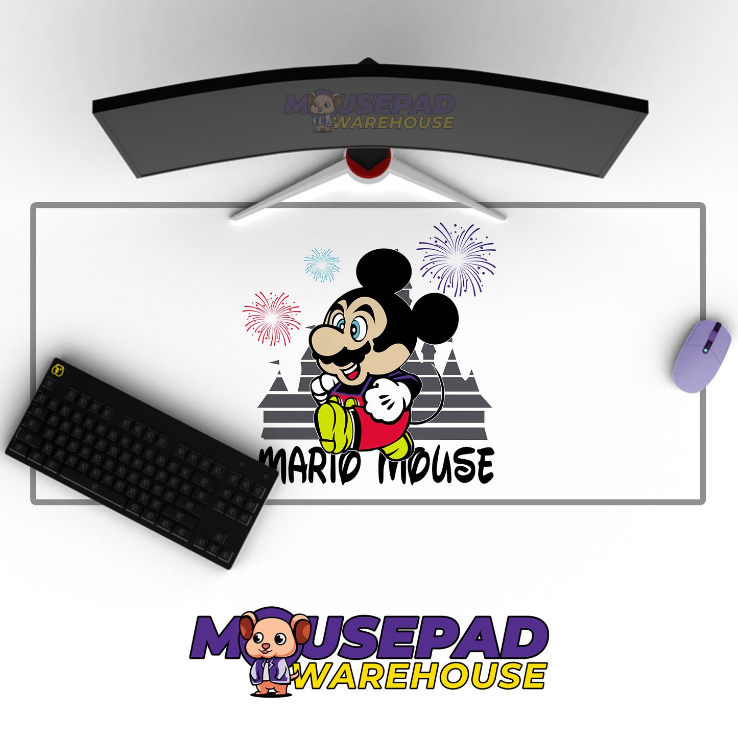 Super Mario Game Mousepad SM1044 - Mousepad Warehouse