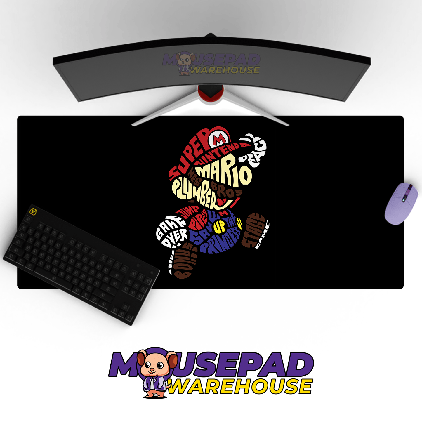 Super Mario Game Mousepad SM1051 - Mousepad Warehouse
