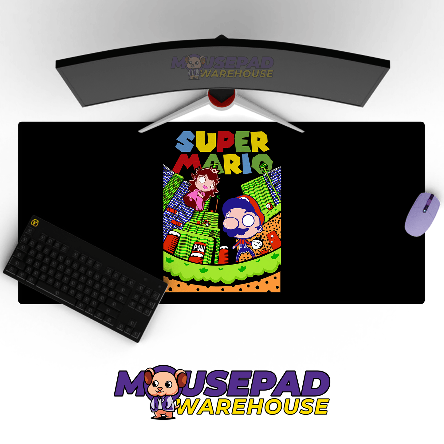 Super Mario Game Mousepad SM1052 - Mousepad Warehouse