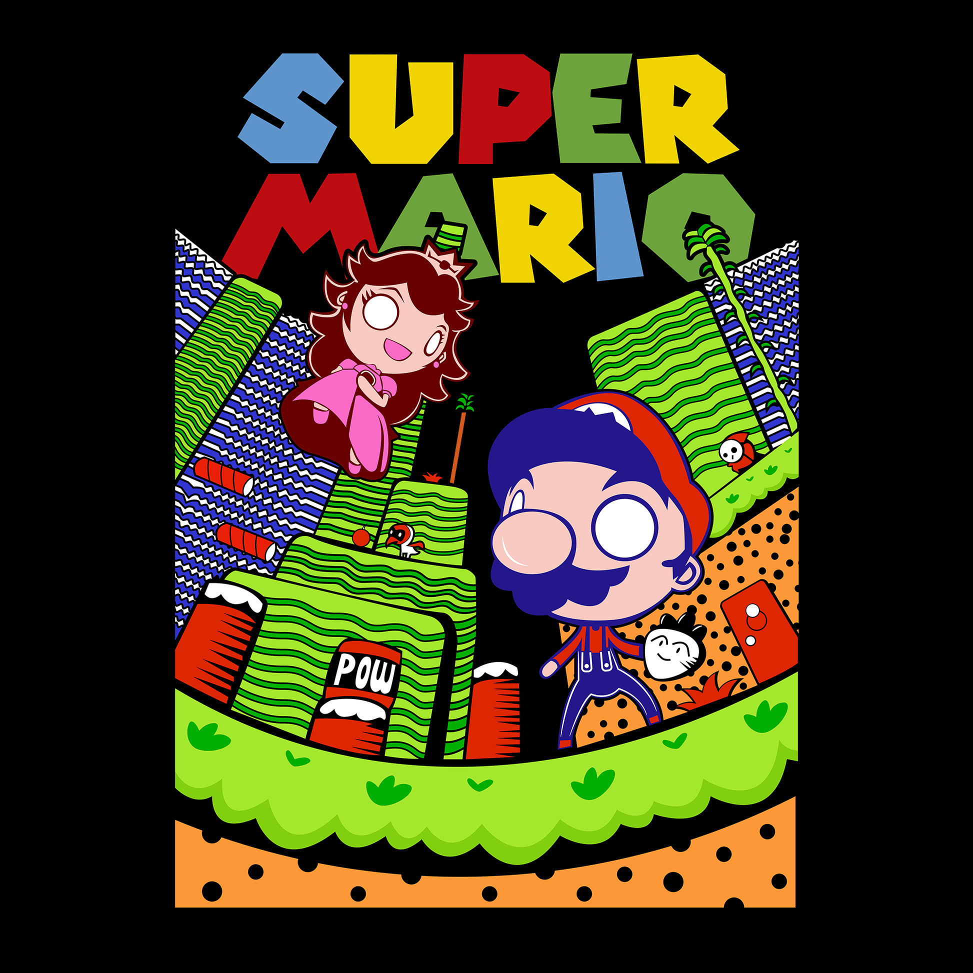 Super Mario Game Mousepad SM1052 - Mousepad Warehouse