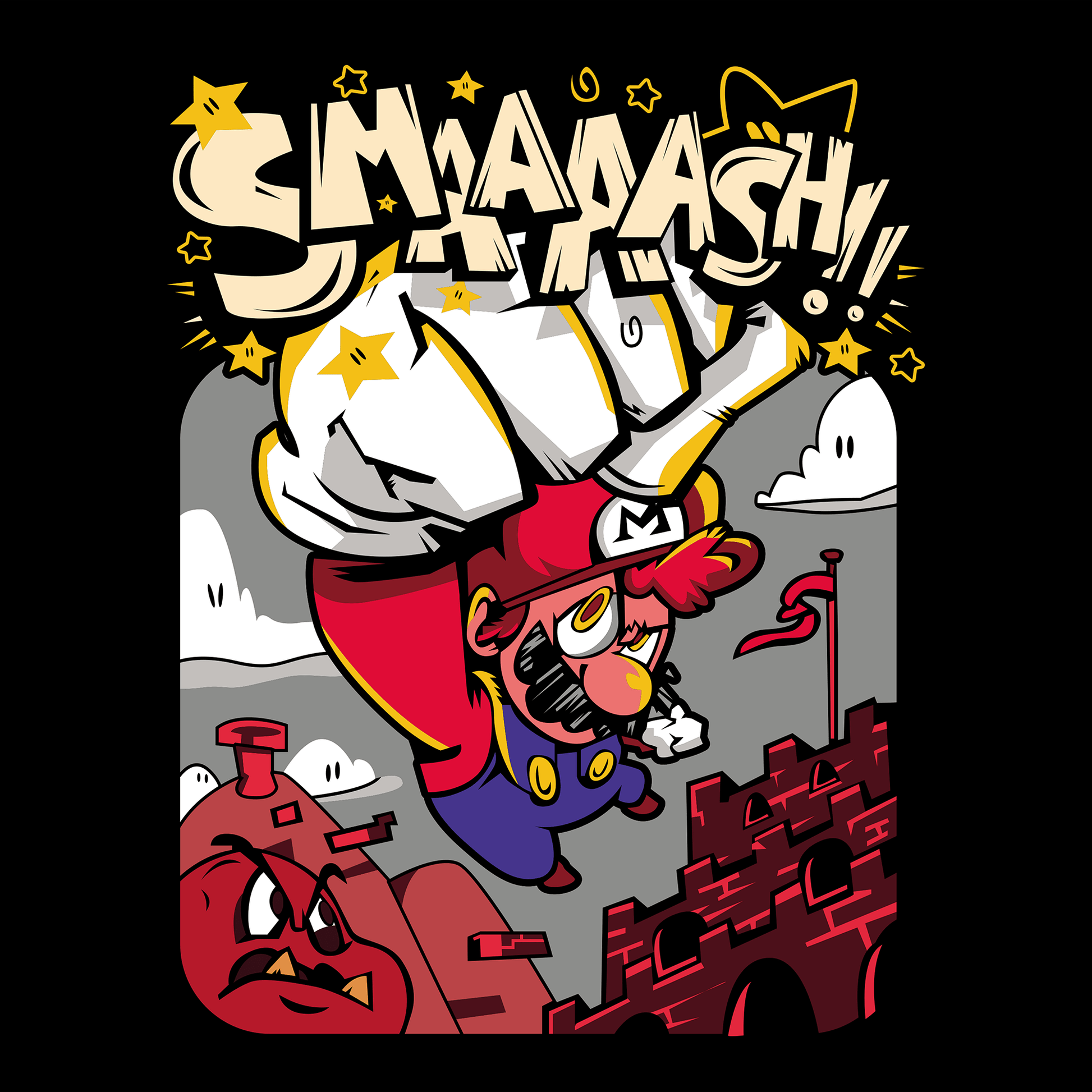 Super Mario Game Mousepad SM1059 - Mousepad Warehouse