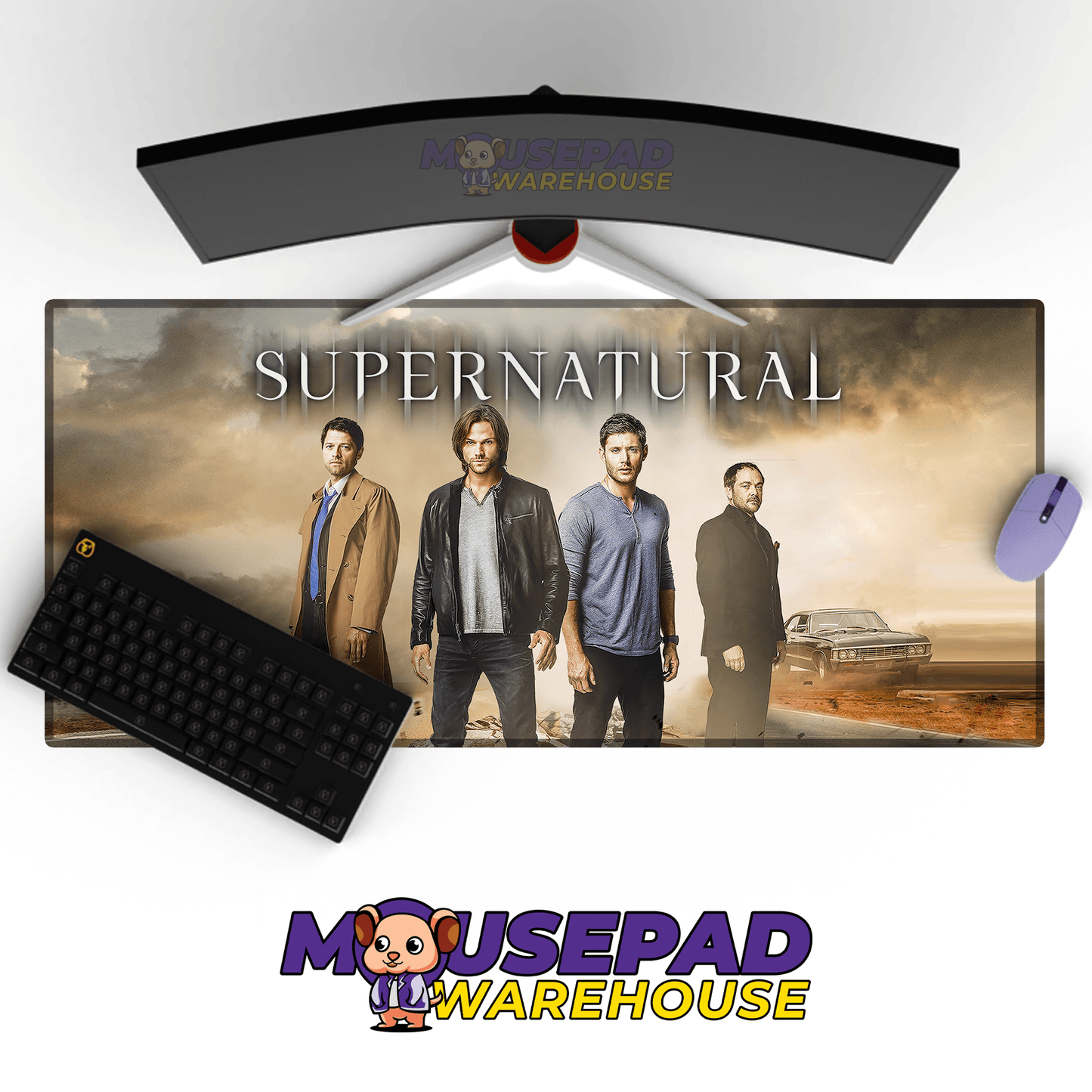 Supernatural TV Show Mousepad 1323849 - Mousepad Warehouse