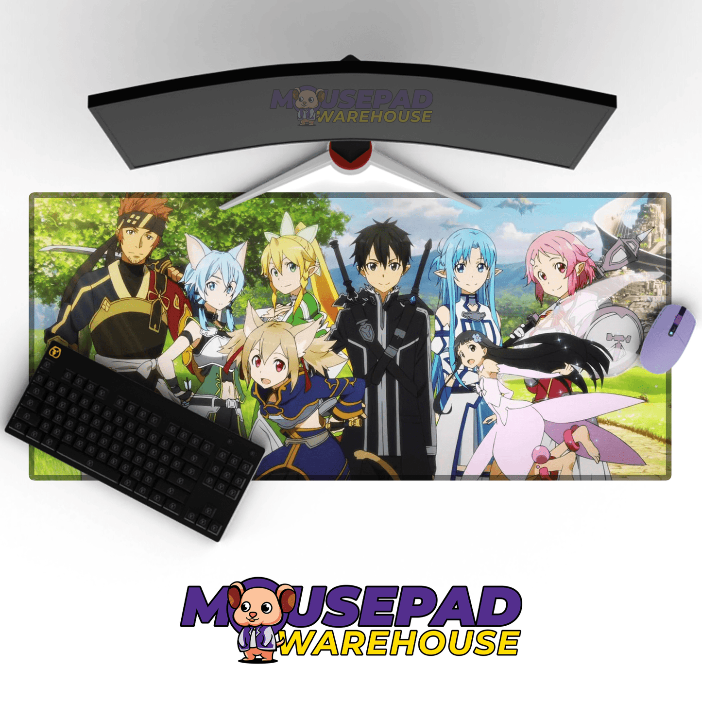 Sword Art Online Anime Mousepad 640962 - Mousepad Warehouse