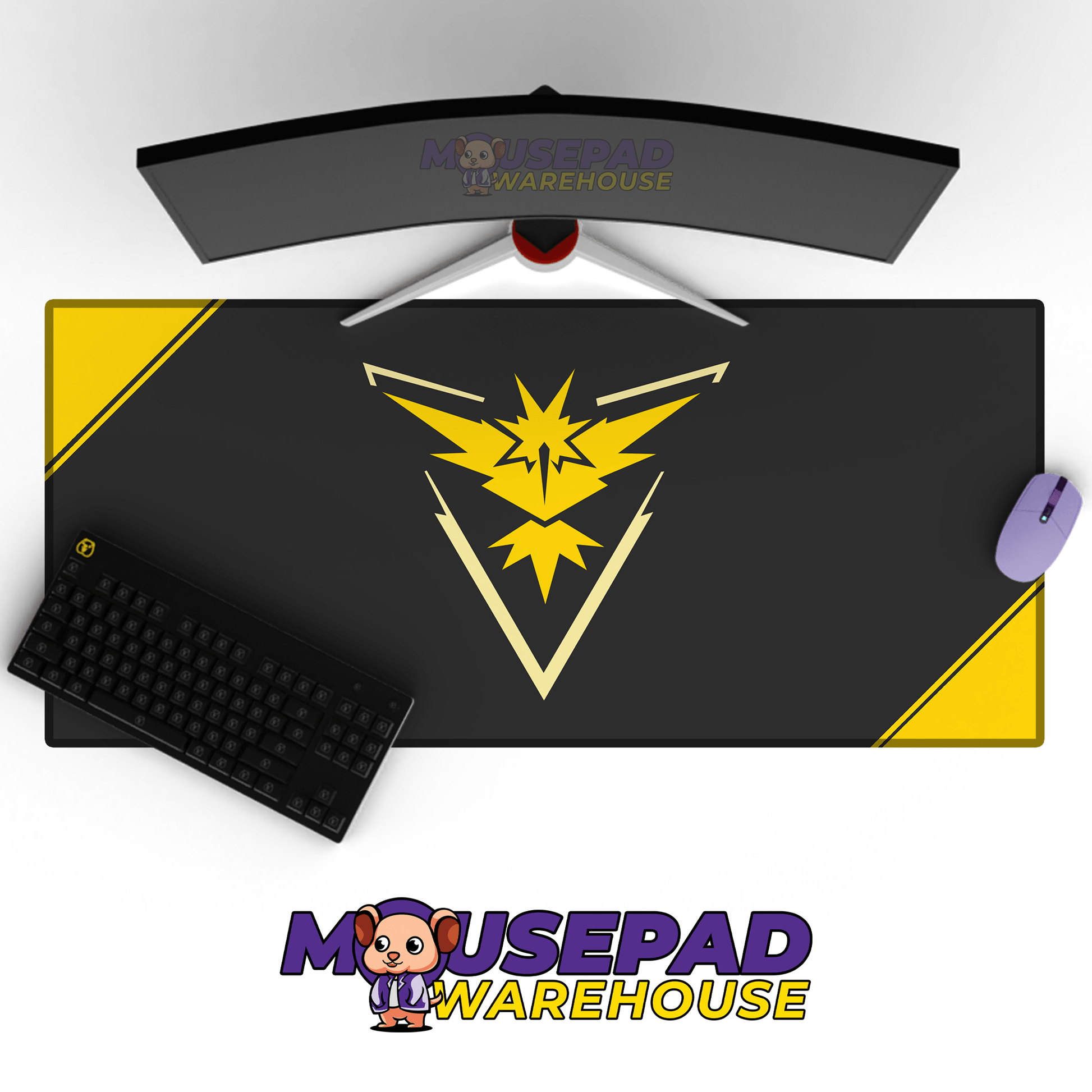 Team Instinct Pokemon TV Show Mousepad 719610 - Mousepad Warehouse