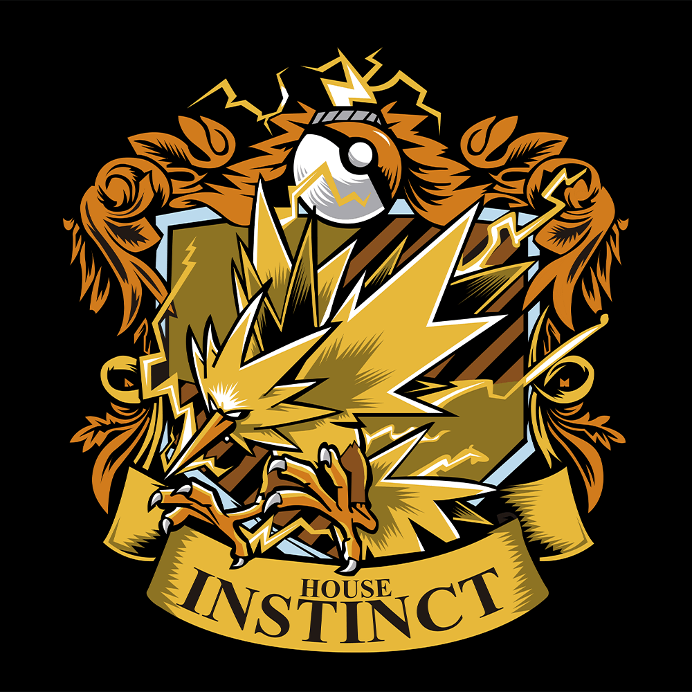 Team Instinct Zapidos Pokemon Mousepad 420P55 - Mousepad Warehouse