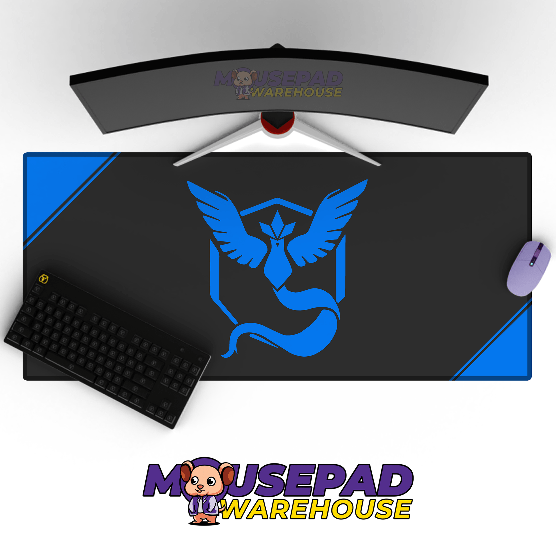 Team Mystic Pokemon TV Show Mousepad 719611 - Mousepad Warehouse