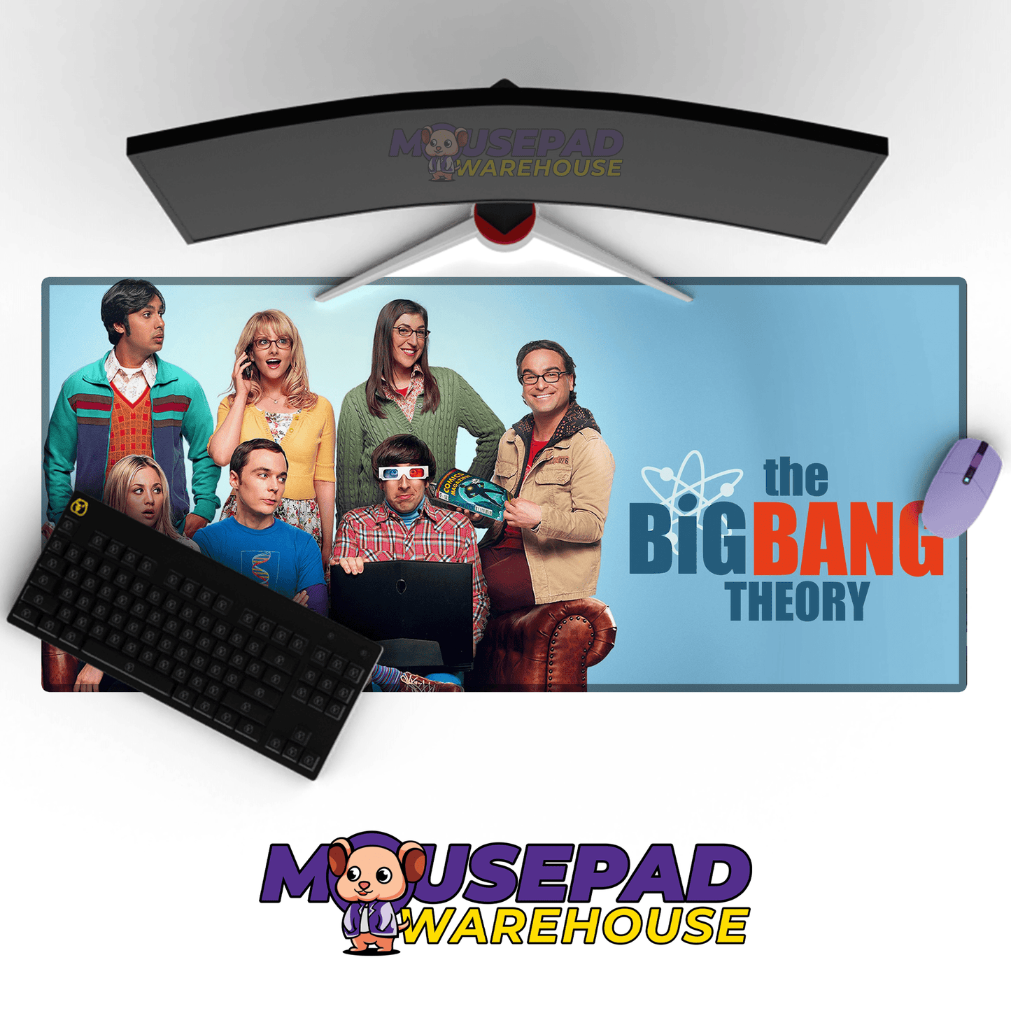 The Big Bang Theory TV Show Mousepad 1123144 - Mousepad Warehouse