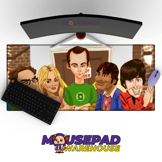 The Big Bang Theory TV Show Mousepad 325127 - Mousepad Warehouse