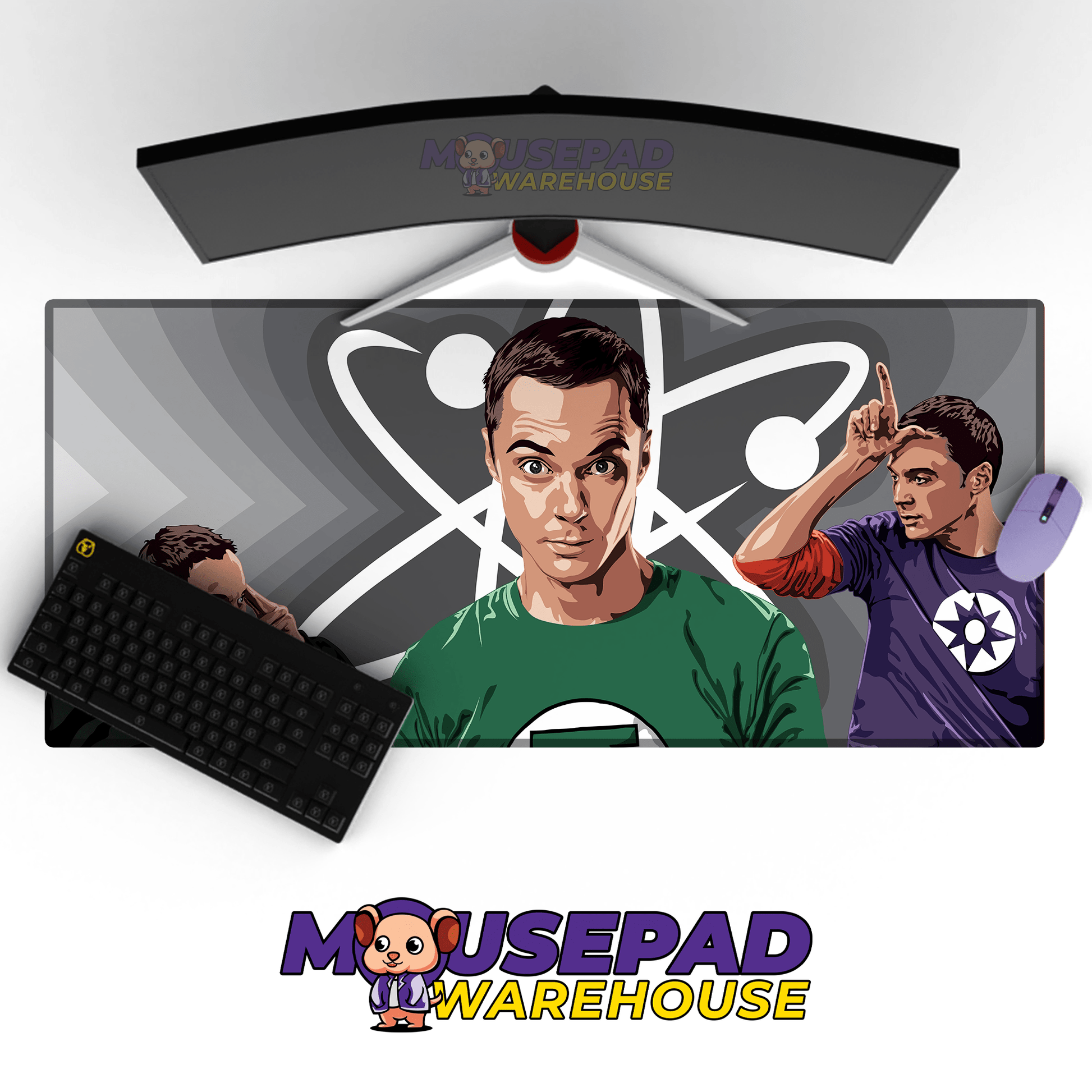 The Big Bang Theory TV Show Mousepad 984314 - Mousepad Warehouse