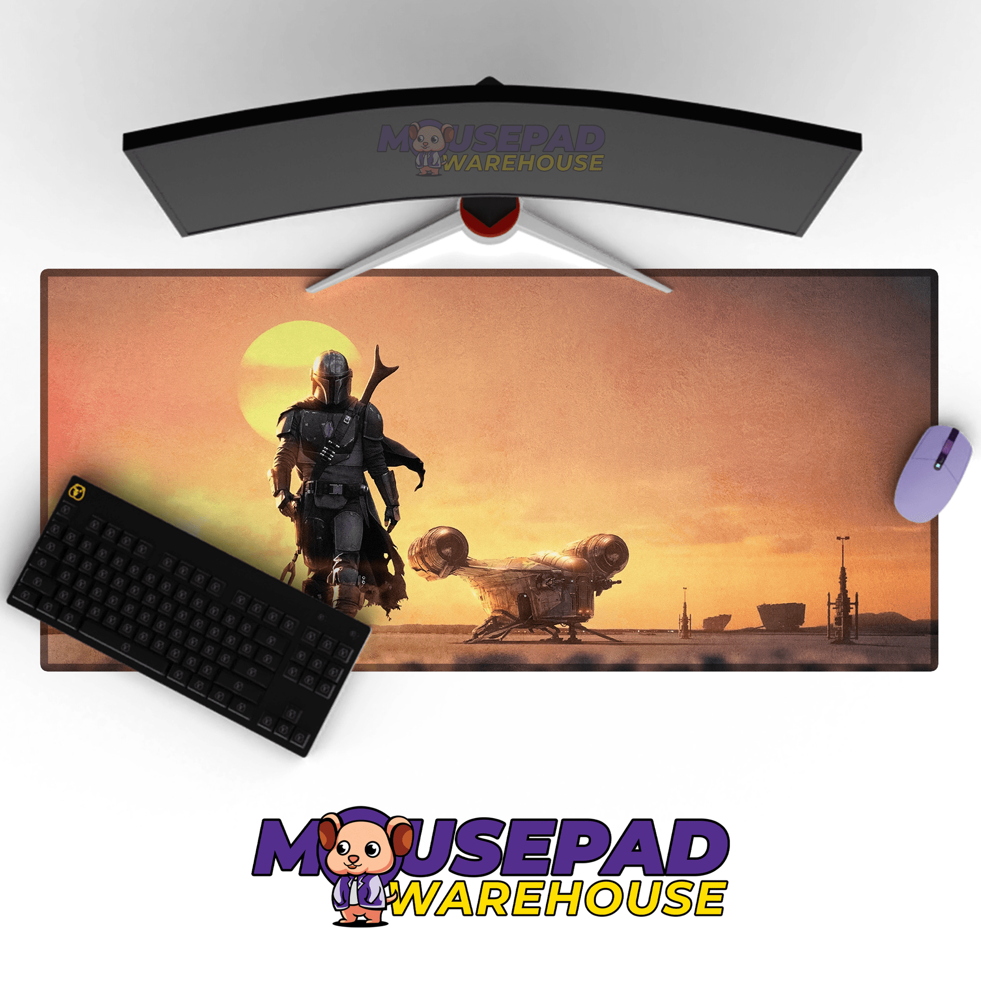 The Mandalorian TV Show Mousepad 1038319 - Mousepad Warehouse