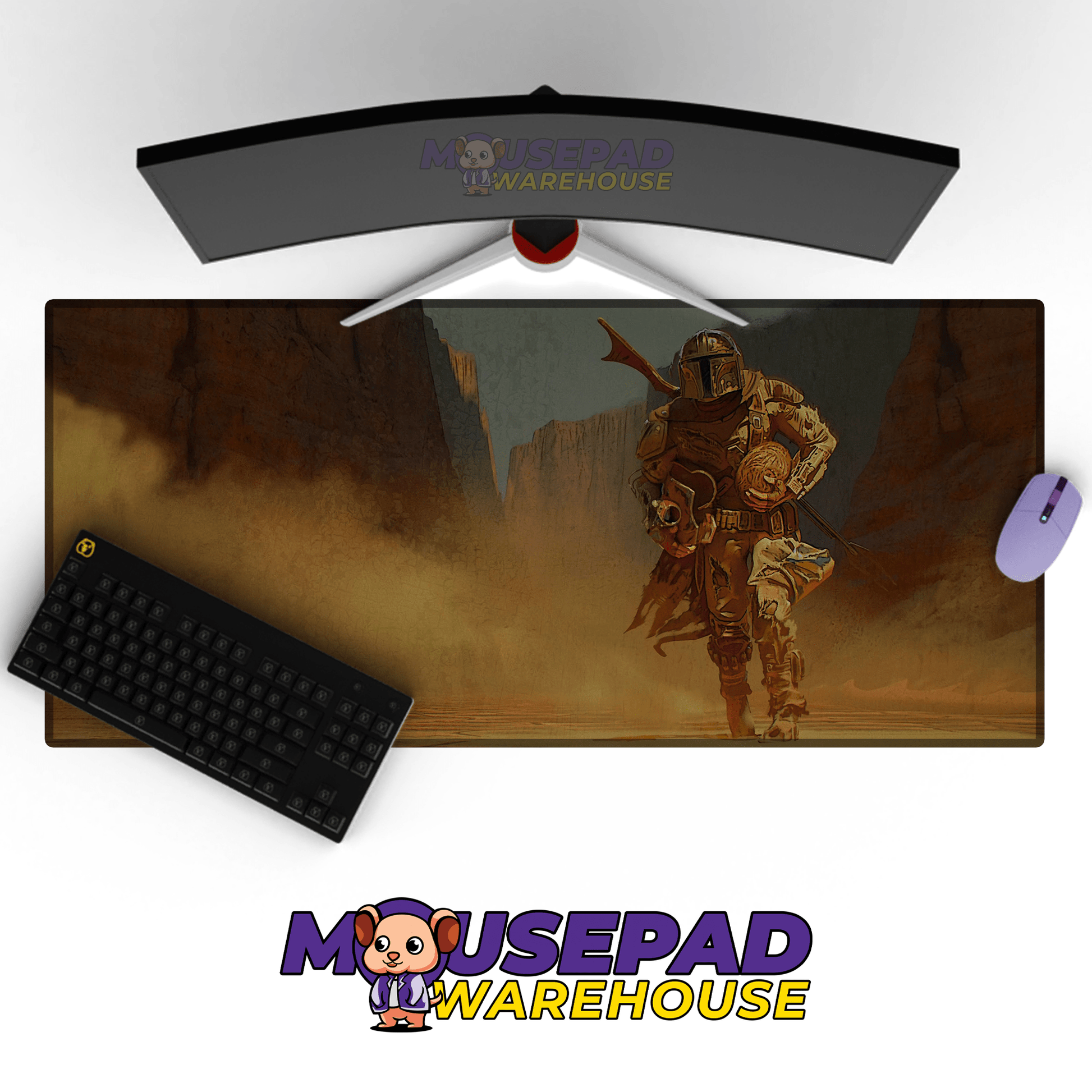 The Mandalorian TV Show Mousepad 1060899 - Mousepad Warehouse