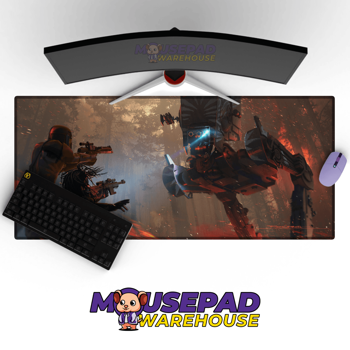 The Mandalorian TV Show Mousepad 1060913 - Mousepad Warehouse