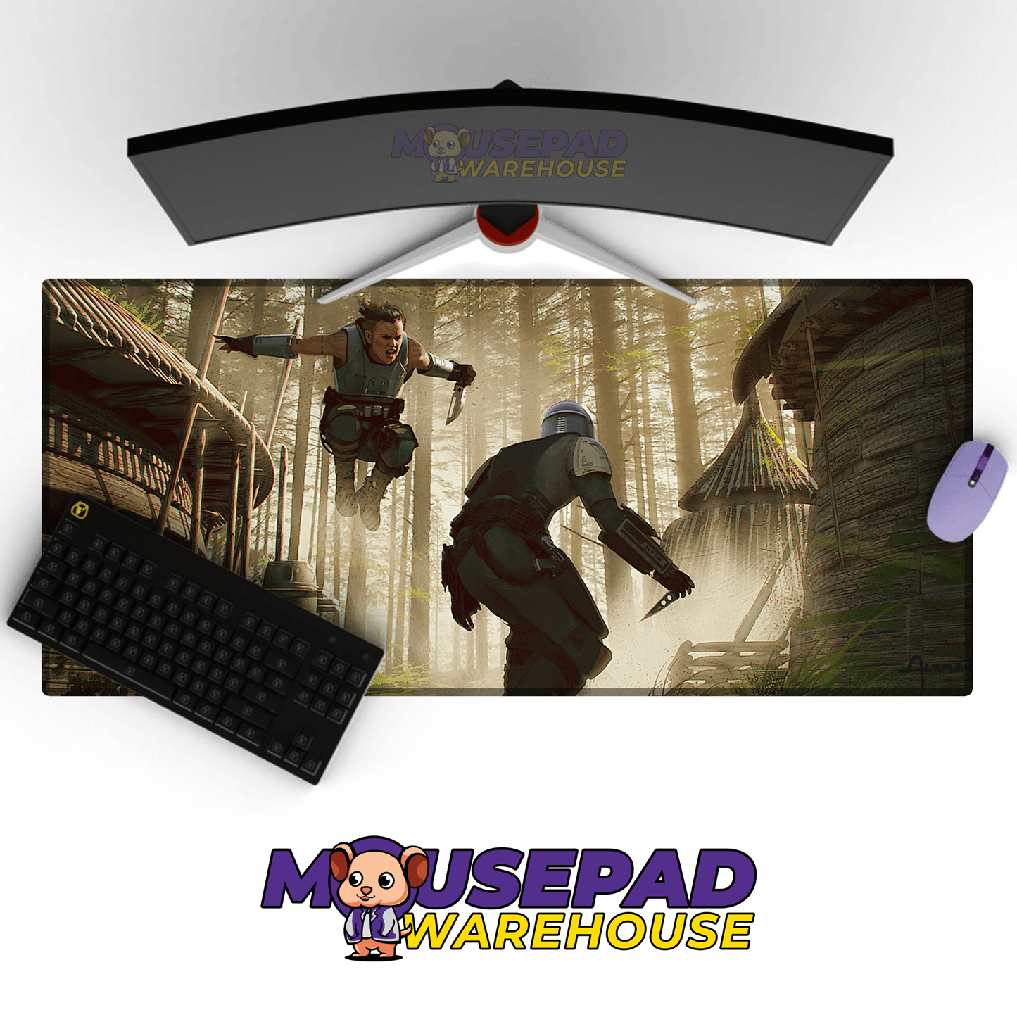 The Mandalorian TV Show Mousepad 1060919 - Mousepad Warehouse