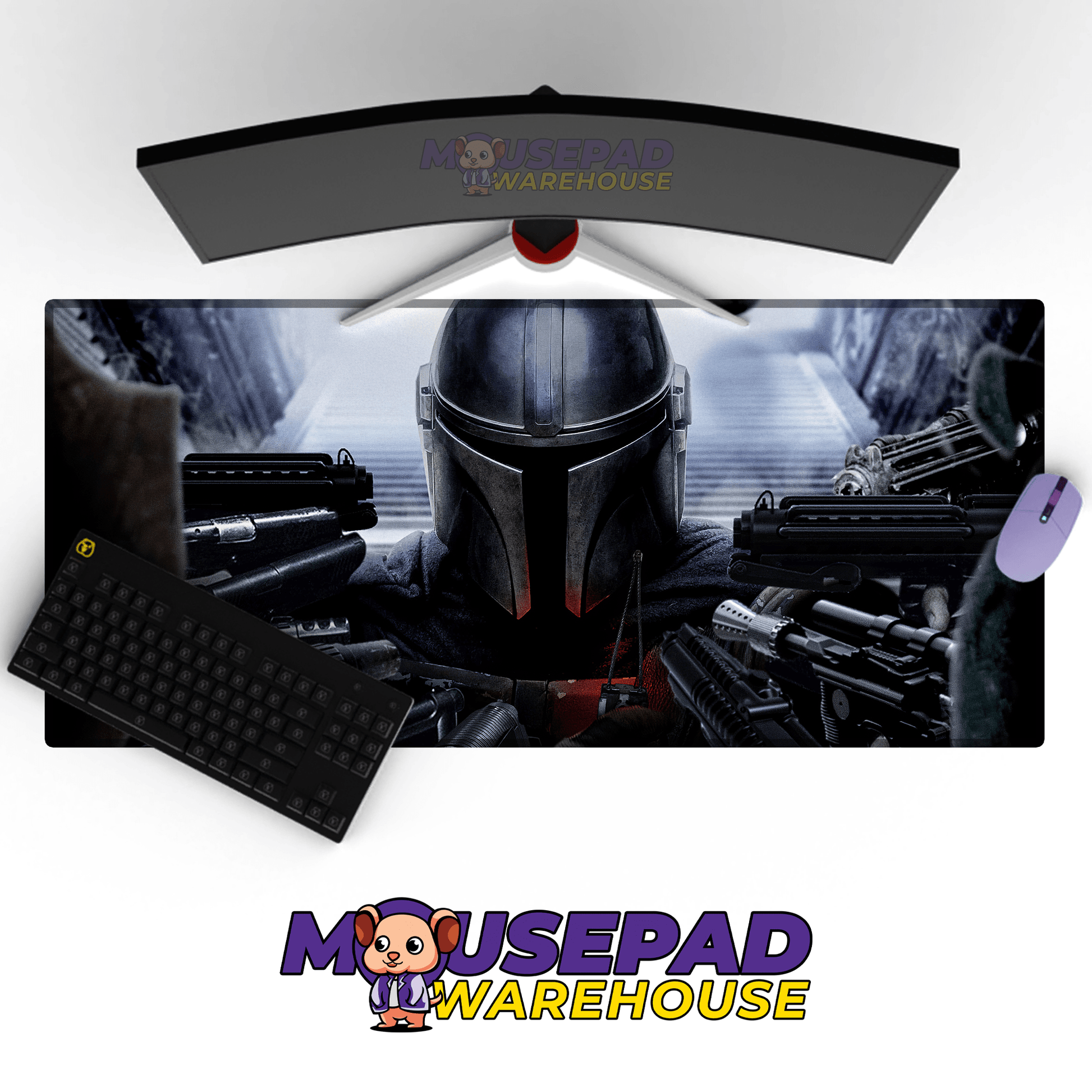 The Mandalorian TV Show Mousepad 1074842 - Mousepad Warehouse