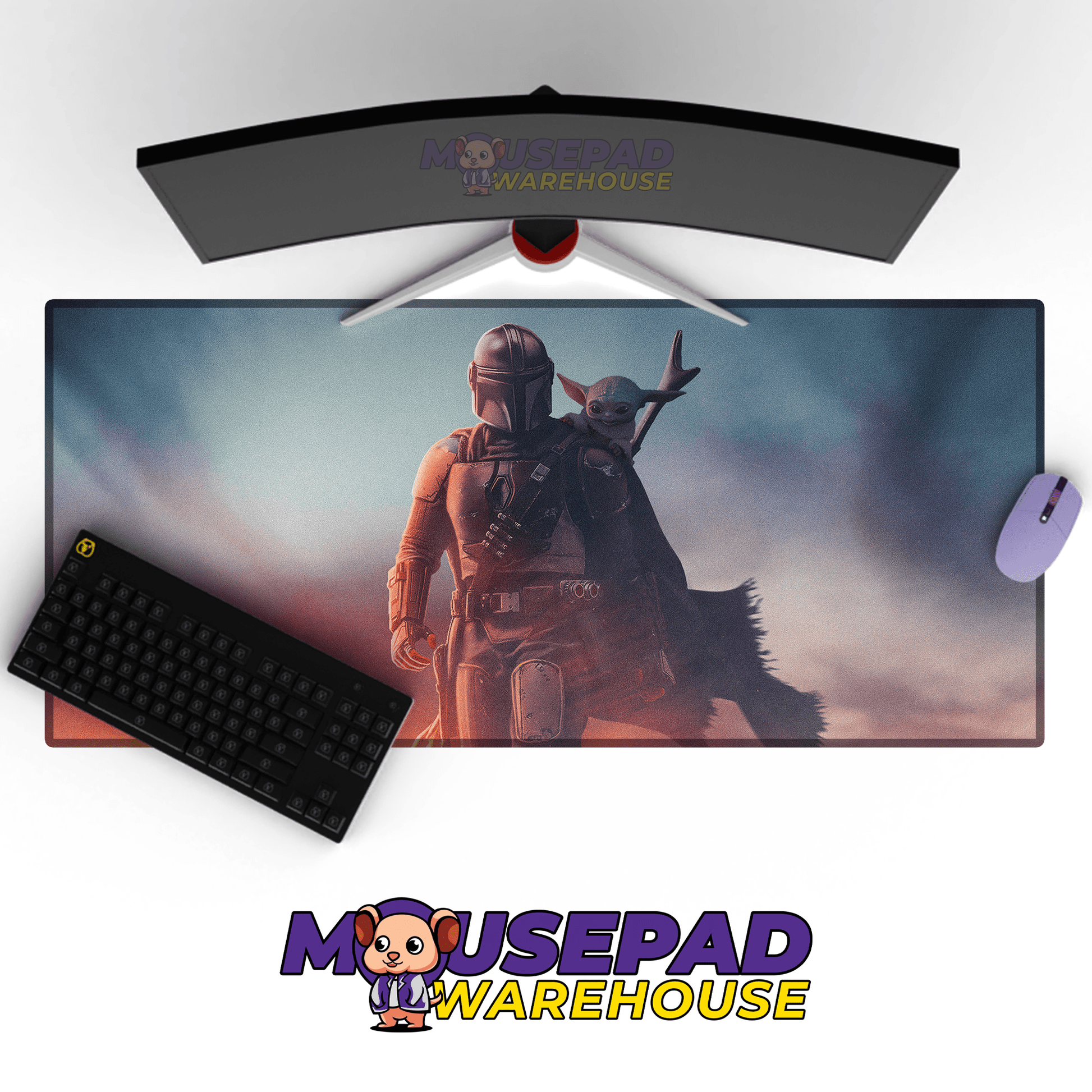 The Mandalorian TV Show Mousepad 1079216 - Mousepad Warehouse