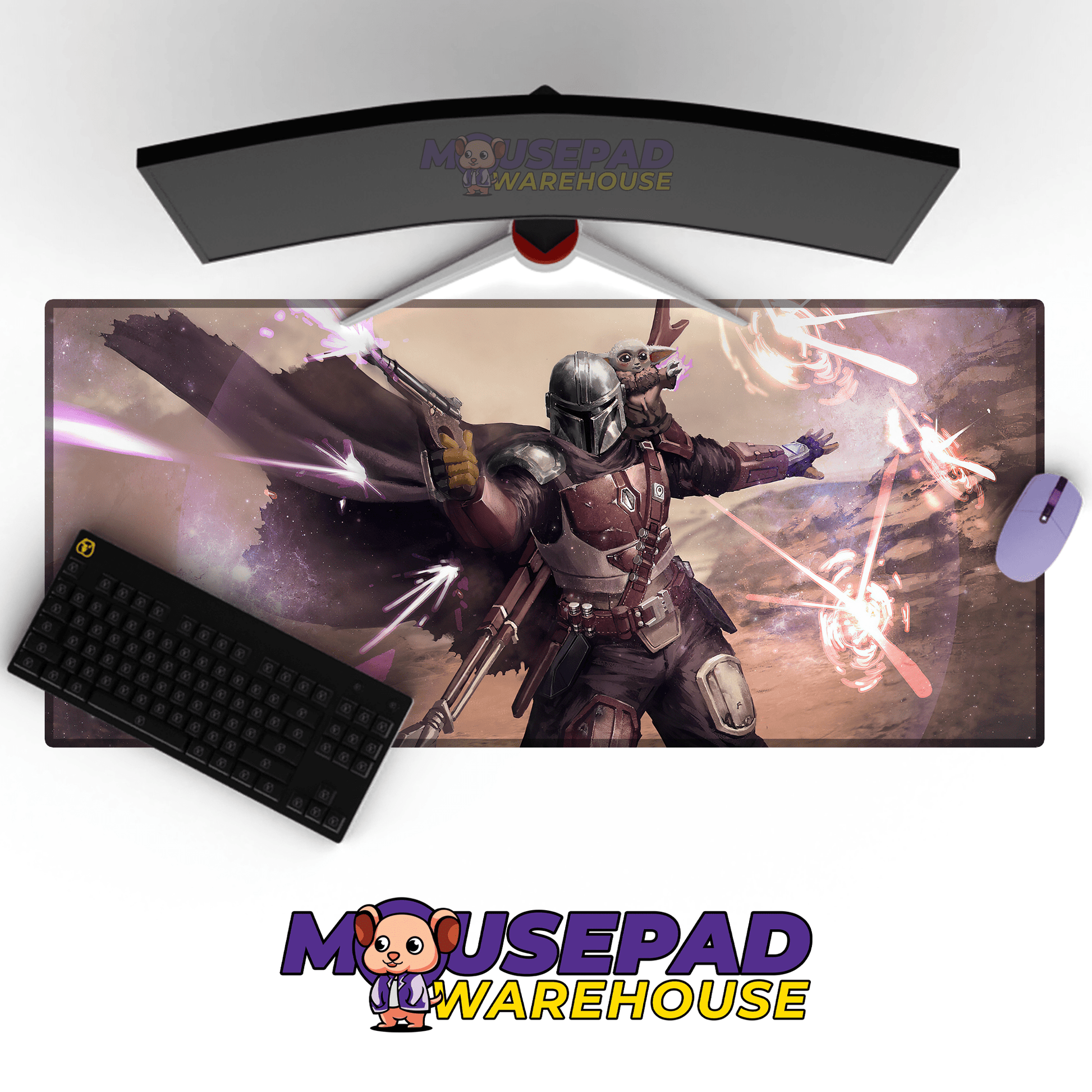 The Mandalorian TV Show Mousepad 1096927 - Mousepad Warehouse