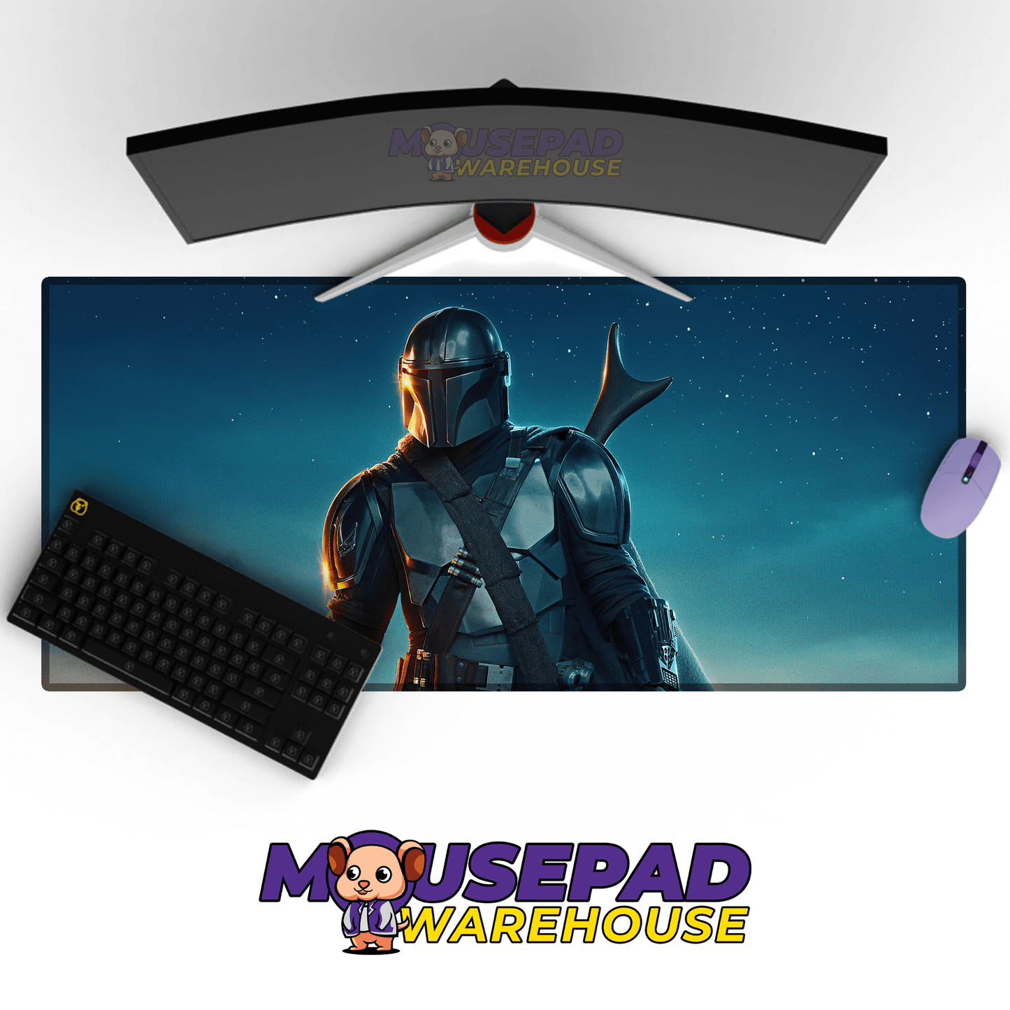 The Mandalorian TV Show Mousepad 1102955 - Mousepad Warehouse