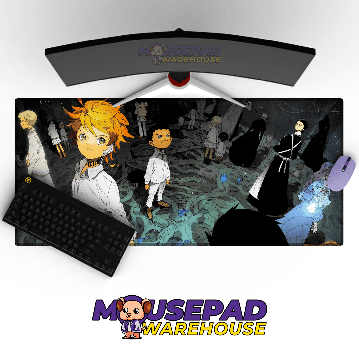 The Promised Neverland Anime Mousepad 945737 - Mousepad Warehouse