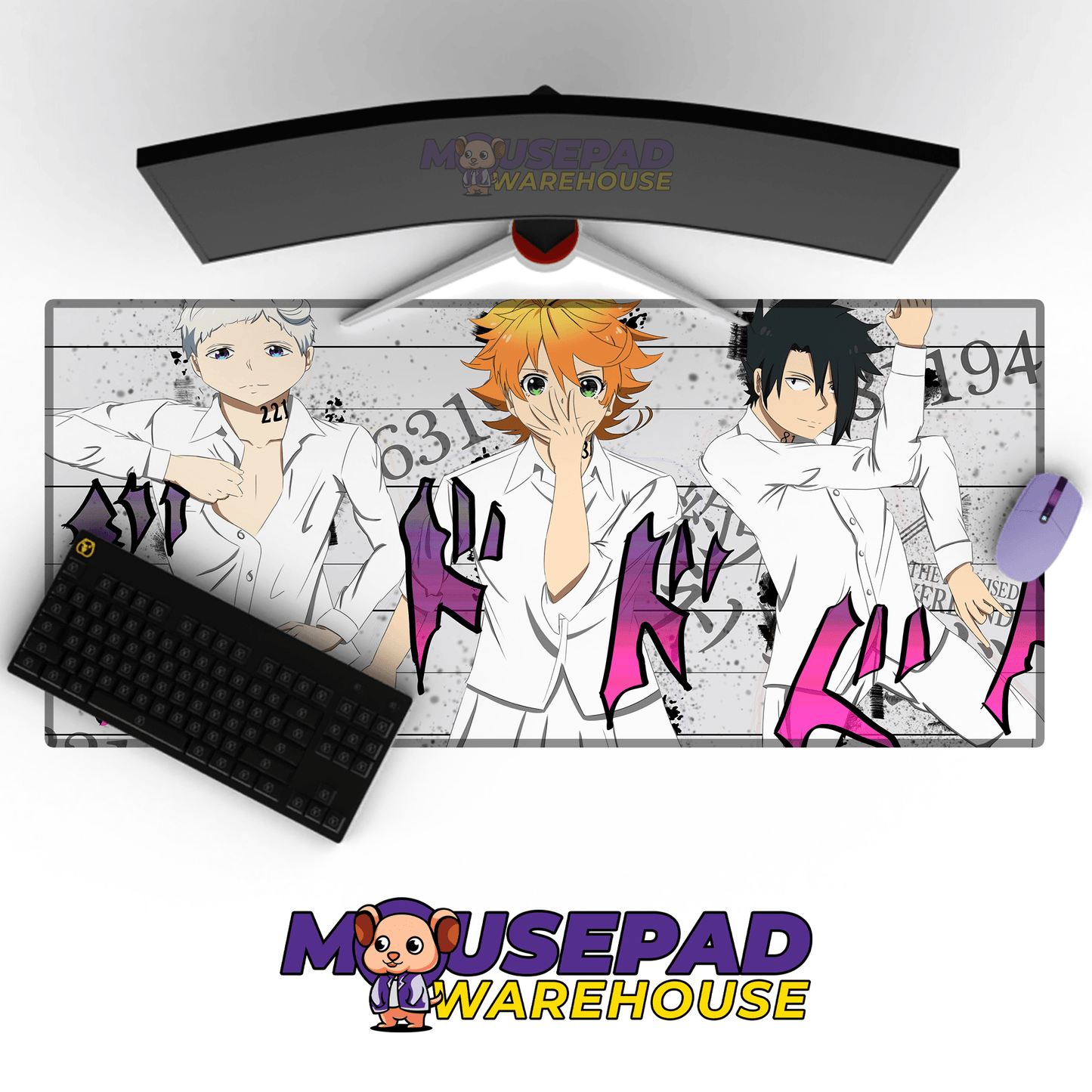 The Promised Neverland Anime Mousepad 984028 - Mousepad Warehouse