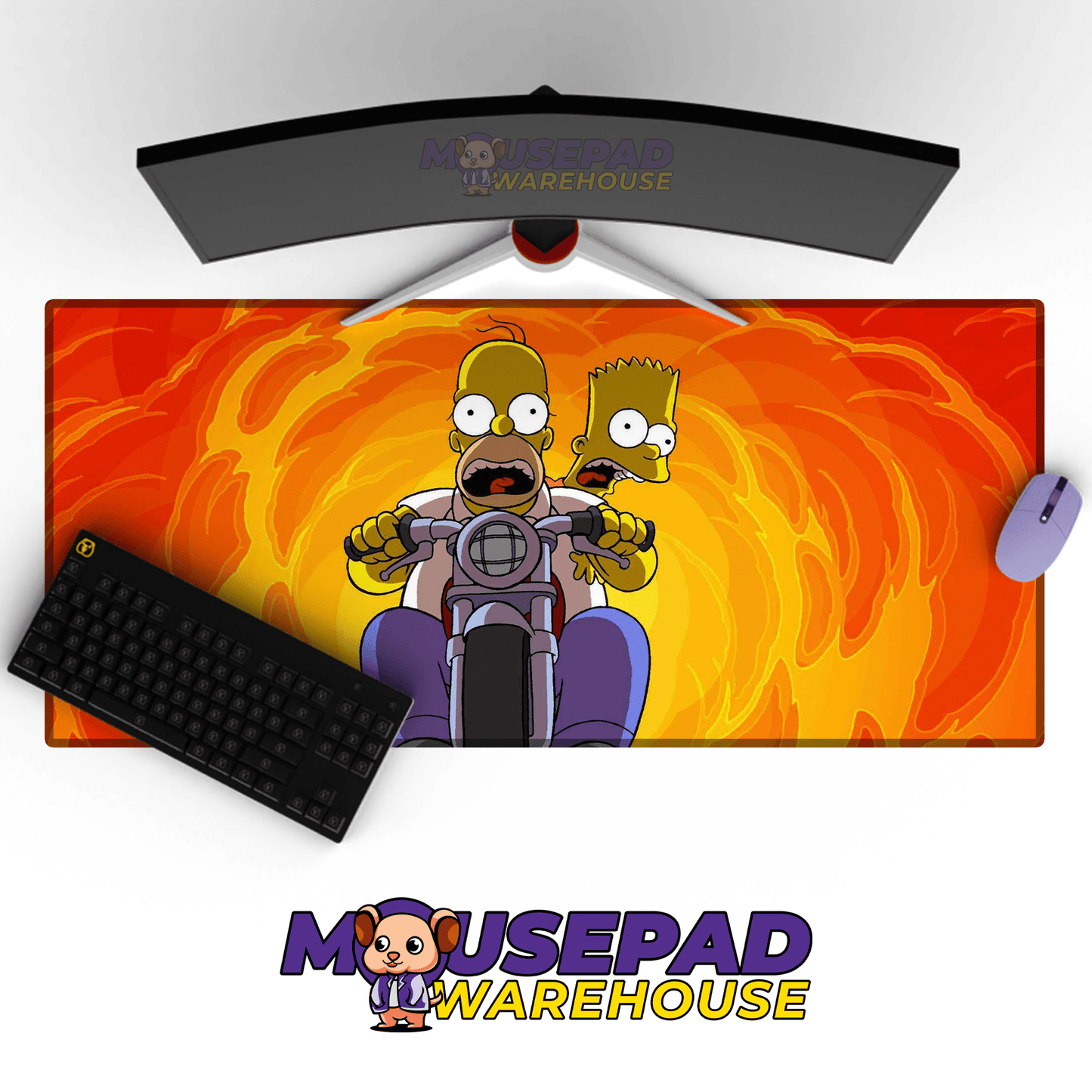 The Simpsons TV Show Mousepad 116031 - Mousepad Warehouse