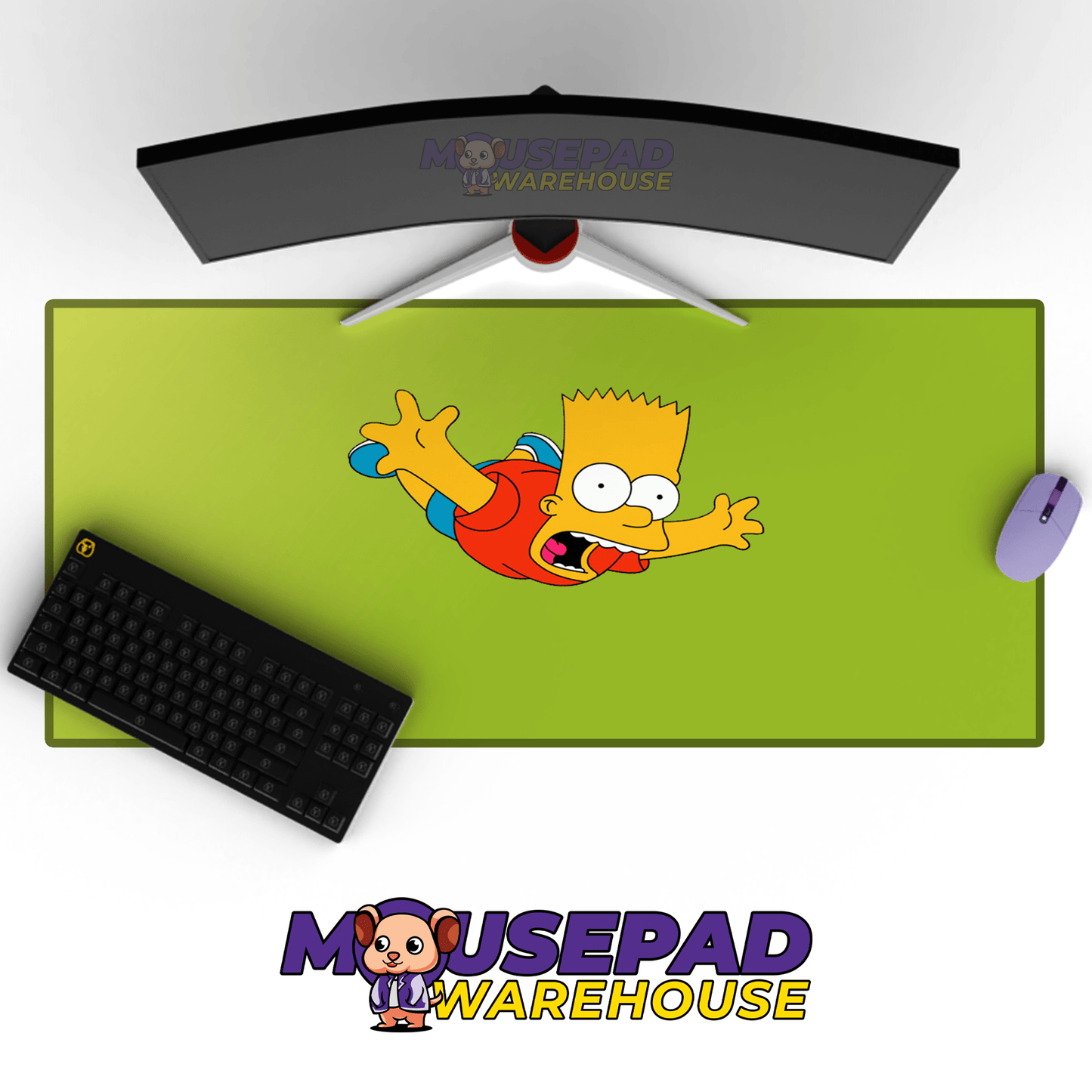 The Simpsons TV Show Mousepad 1225 - Mousepad Warehouse