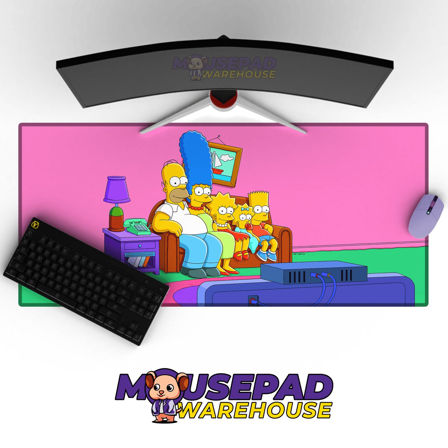 The Simpsons TV Show Mousepad 1342575 - Mousepad Warehouse