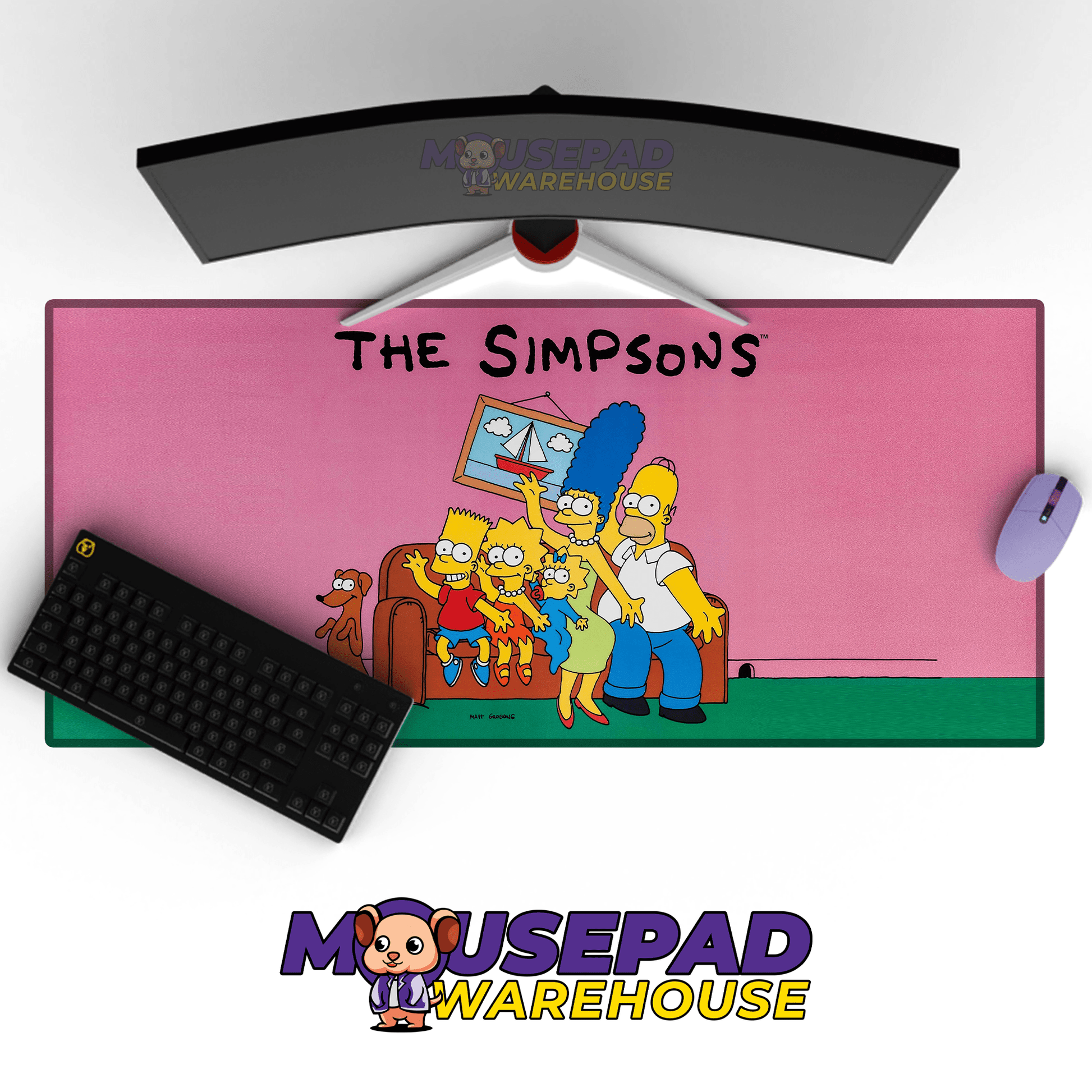 The Simpsons TV Show Mousepad 1383041 - Mousepad Warehouse