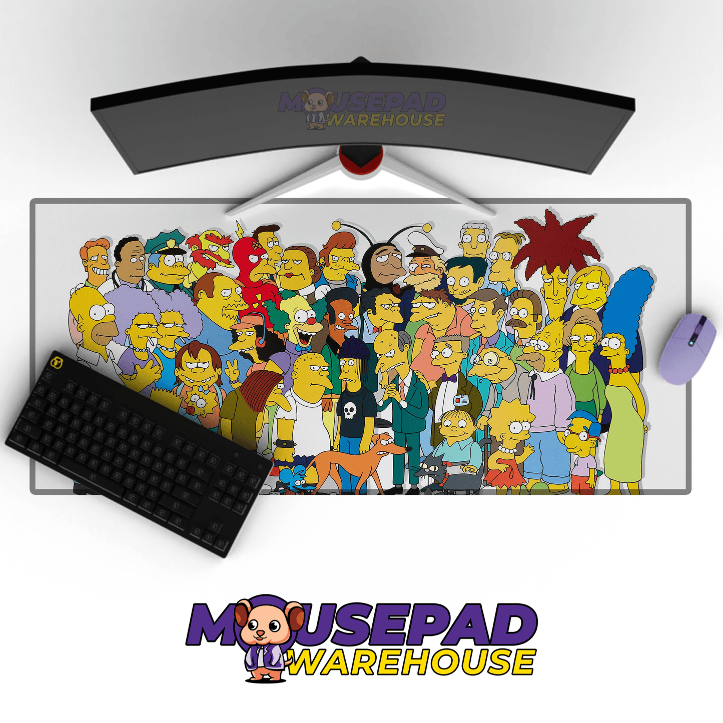 The Simpsons TV Show Mousepad 1383042 - Mousepad Warehouse