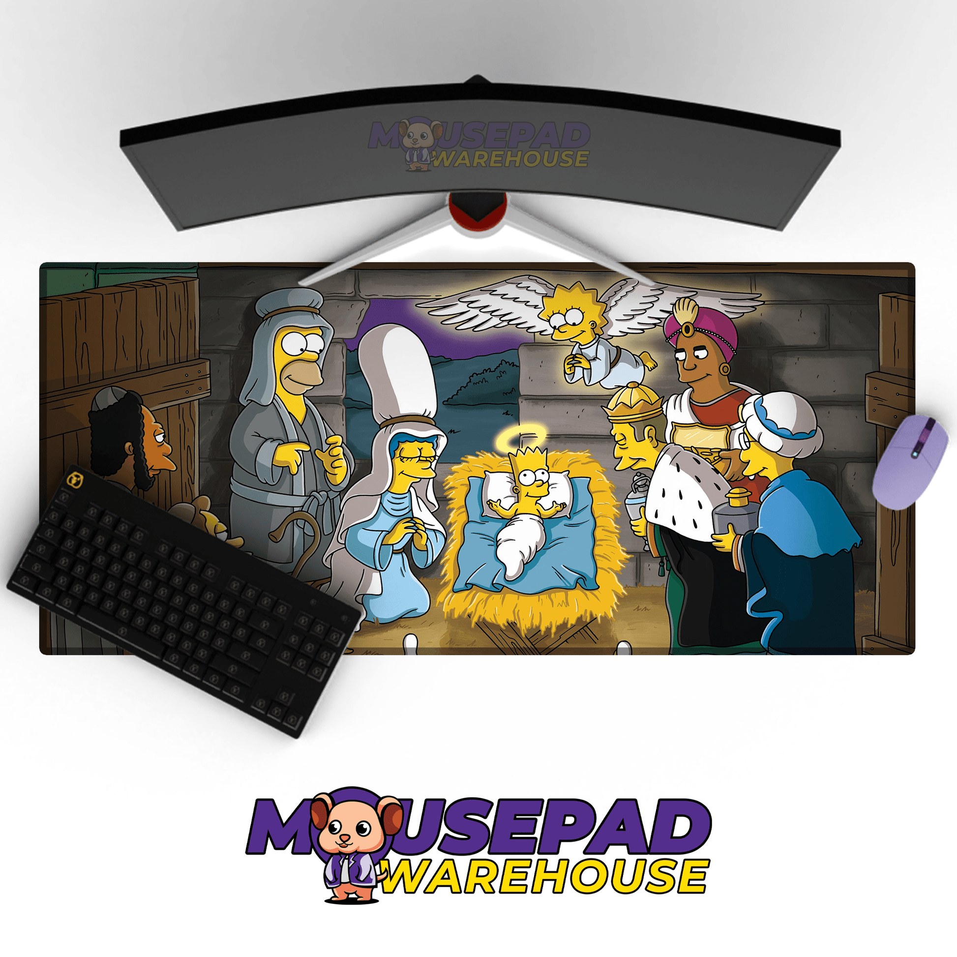 The Simpsons TV Show Mousepad 243170 - Mousepad Warehouse